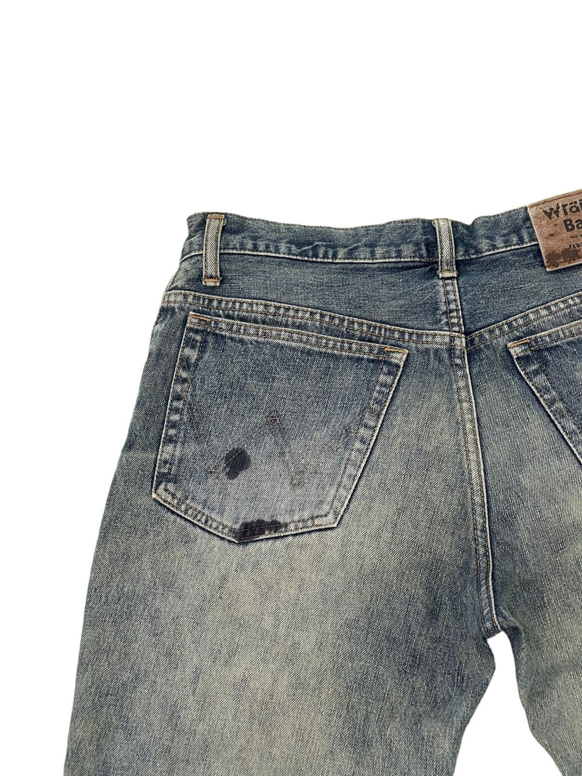 Japanese Brand Flare Jeans Vtg Wrangler Distress Denim Boot Cut 4🟦9 Size US 32 / EU 48 - 19 Thumbnail