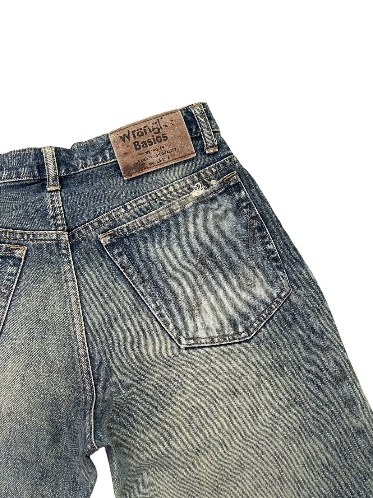 Japanese Brand Flare Jeans Vtg Wrangler Distress Denim Boot Cut 4🟦9 Size US 32 / EU 48 - 20 Thumbnail