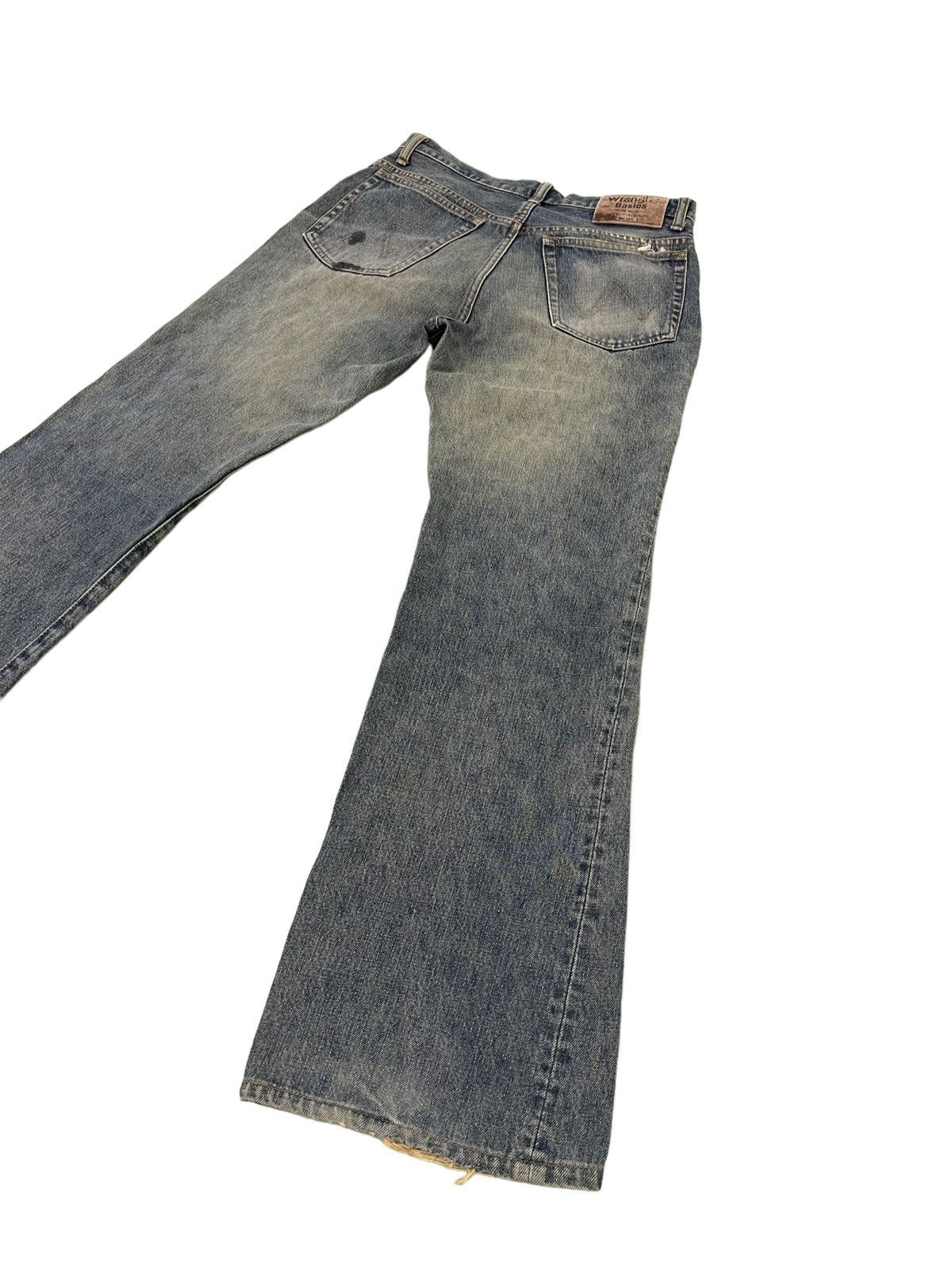 Japanese Brand Flare Jeans Vtg Wrangler Distress Denim Boot Cut 4🟦9 Size US 32 / EU 48 - 14 Thumbnail