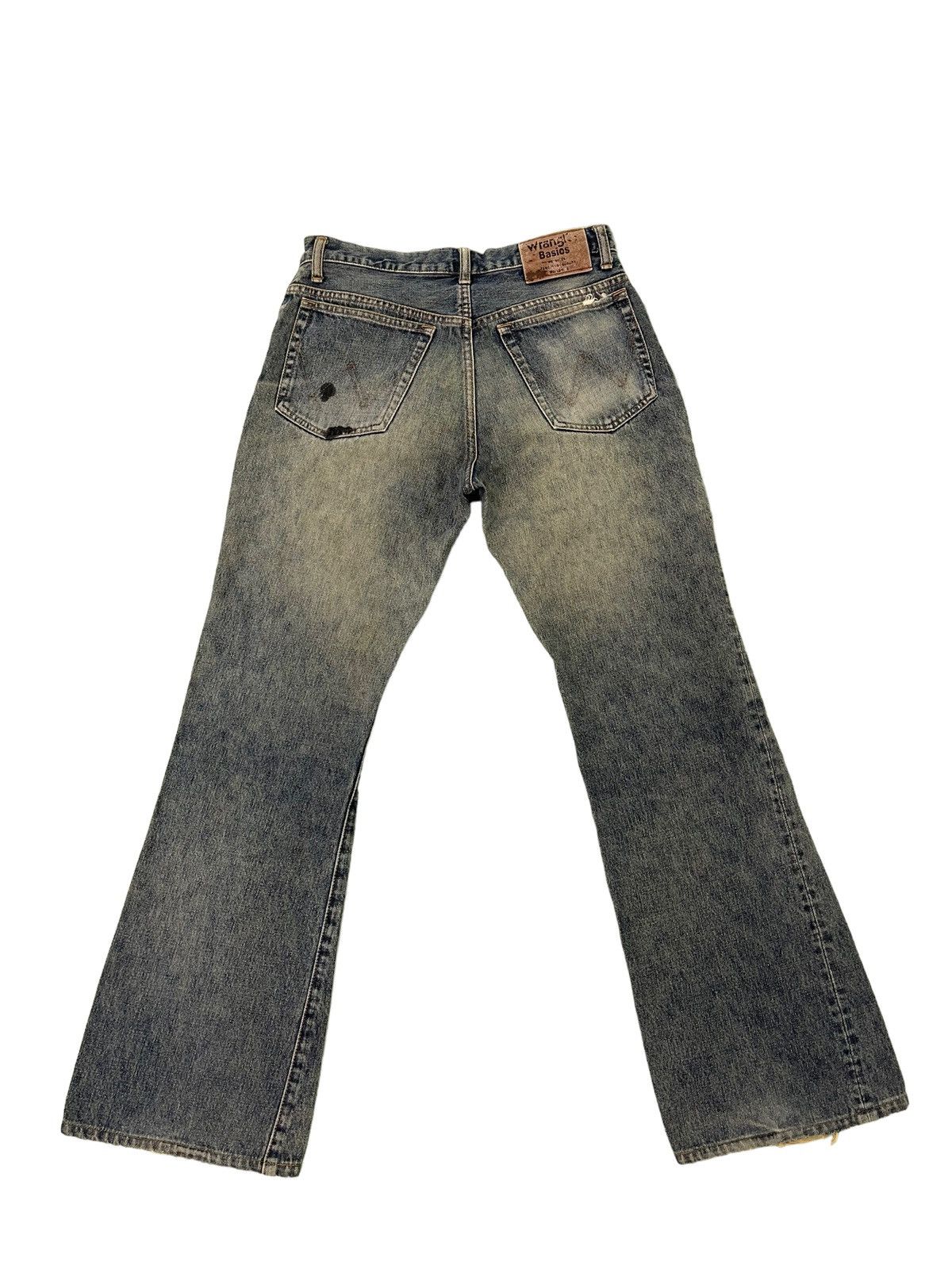 Japanese Brand Flare Jeans Vtg Wrangler Distress Denim Boot Cut 4🟦9 Size US 32 / EU 48 - 12 Thumbnail