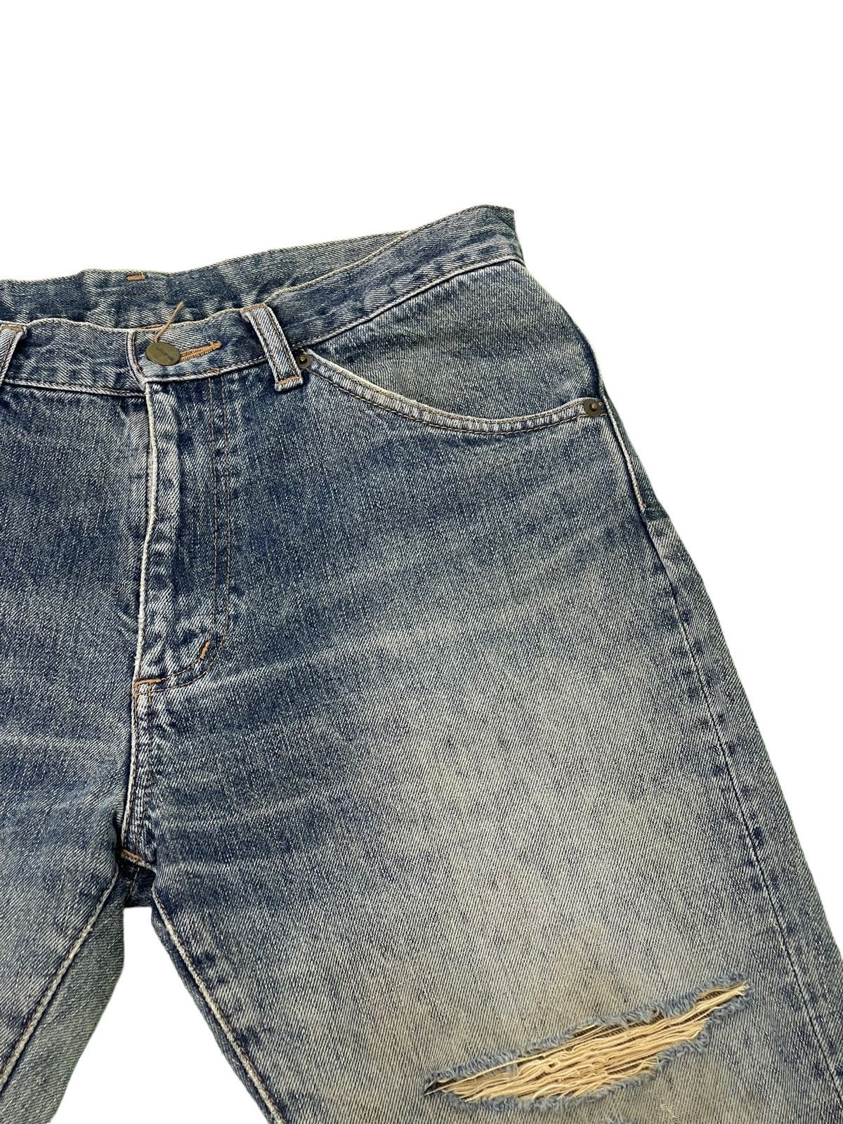 Japanese Brand Flare Jeans Vtg Wrangler Distress Denim Boot Cut 4🟦9 Size US 32 / EU 48 - 8 Thumbnail