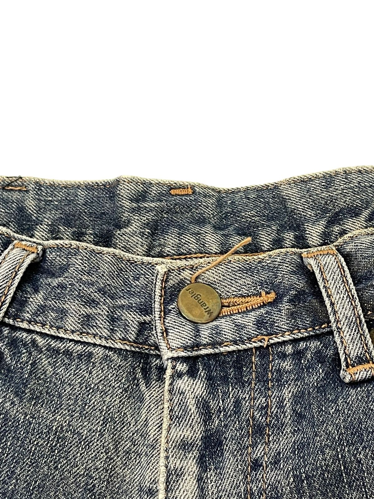 Japanese Brand Flare Jeans Vtg Wrangler Distress Denim Boot Cut 4🟦9 Size US 32 / EU 48 - 10 Thumbnail