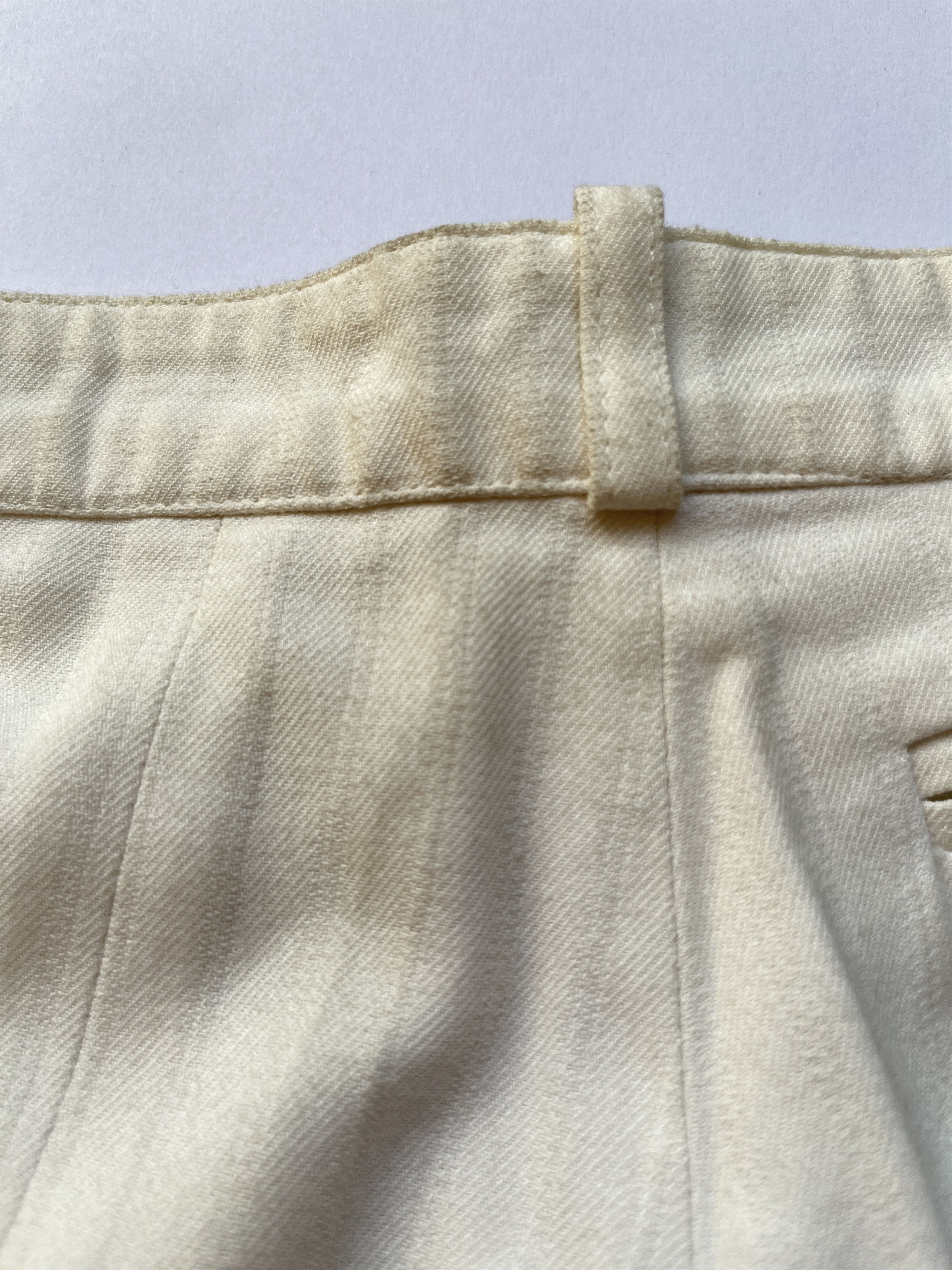 Ann Demeulemeester ⚡️QUICK SALE⚡️Ann Demeulemeester Cream Trousers Pants Size 26" / US 2 / IT 38 - 9 Thumbnail