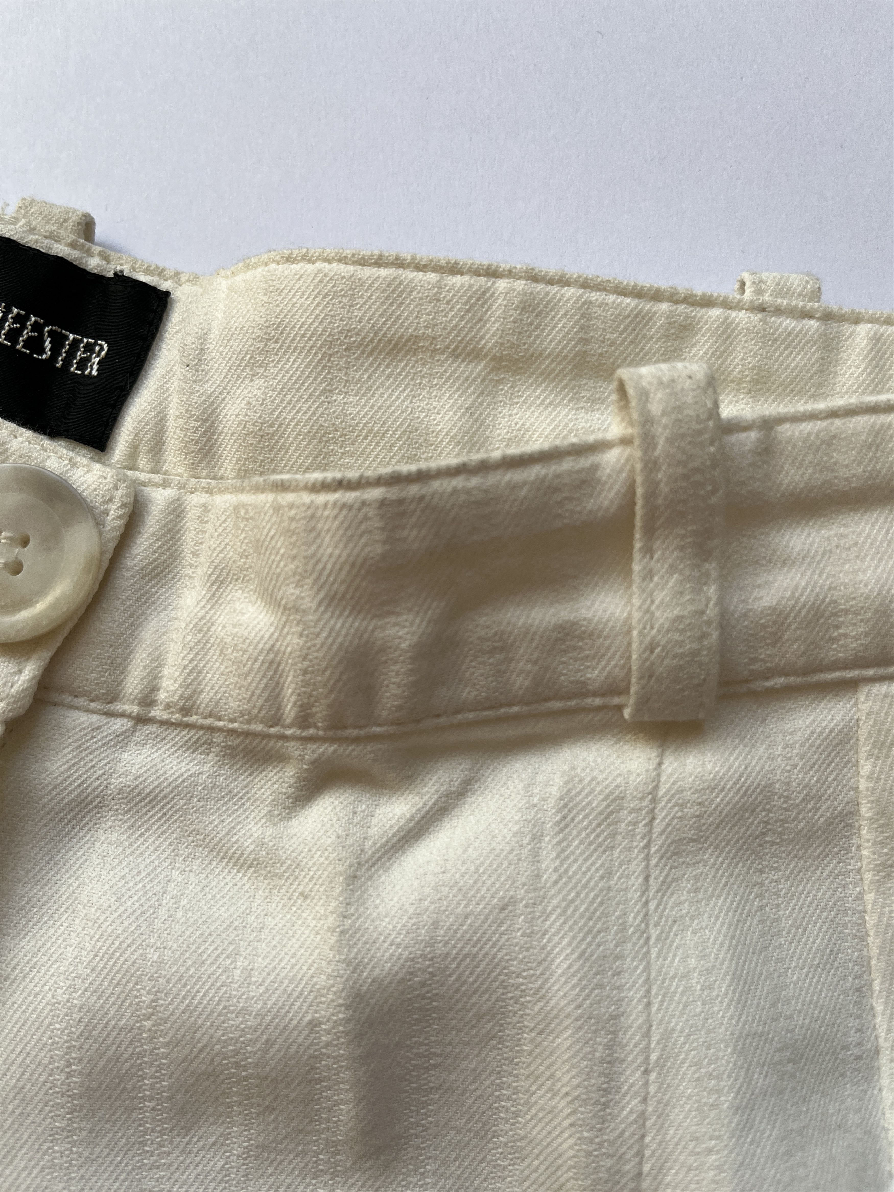 Ann Demeulemeester ⚡️QUICK SALE⚡️Ann Demeulemeester Cream Trousers Pants Size 26" / US 2 / IT 38 - 5 Thumbnail