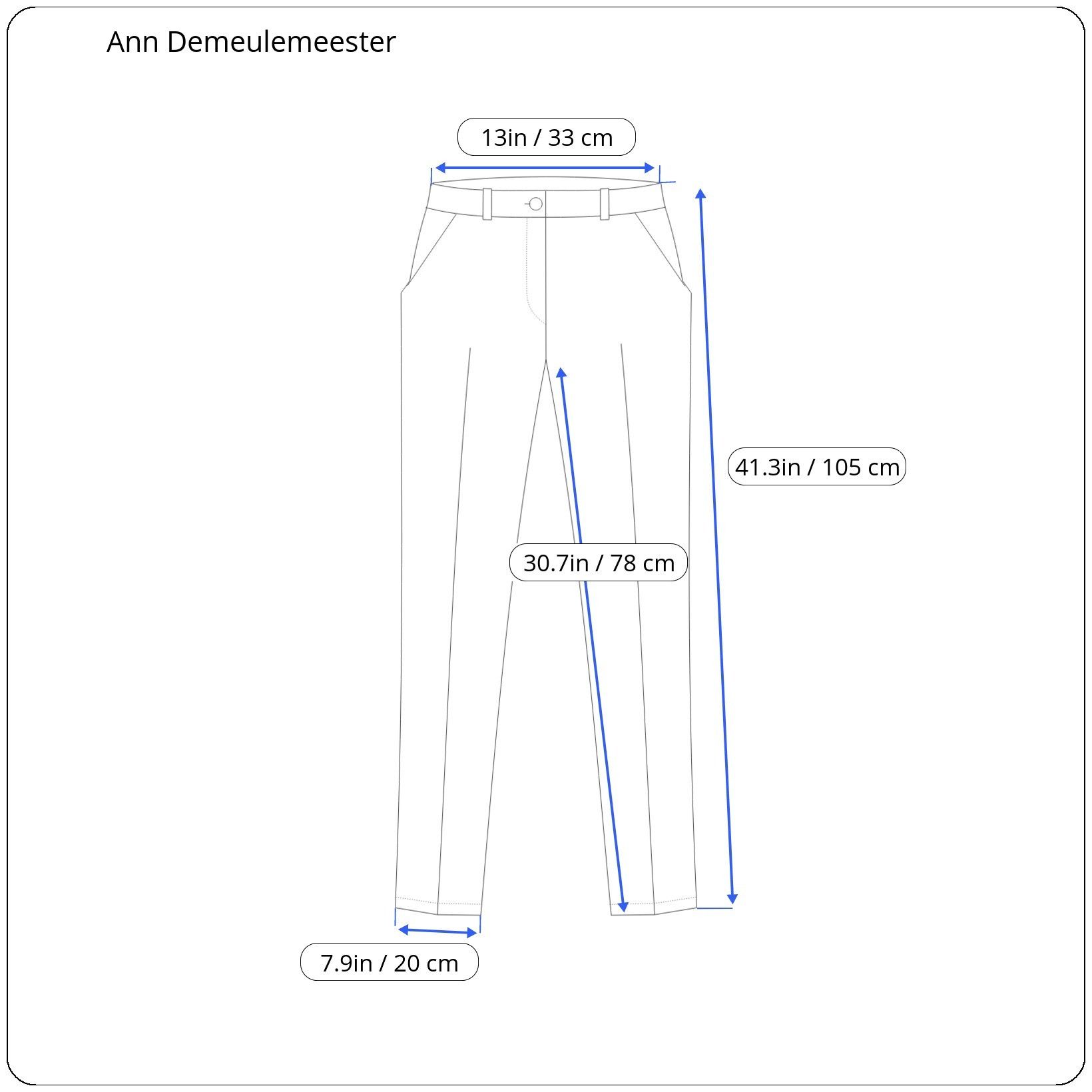 Ann Demeulemeester ⚡️QUICK SALE⚡️Ann Demeulemeester Cream Trousers Pants Size 26" / US 2 / IT 38 - 10 Thumbnail