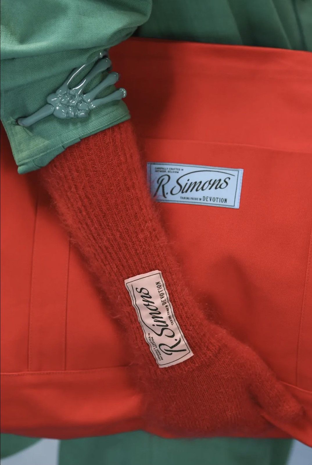 Raf Simons AW 02/03 VC HOODED SCARF | Grailed