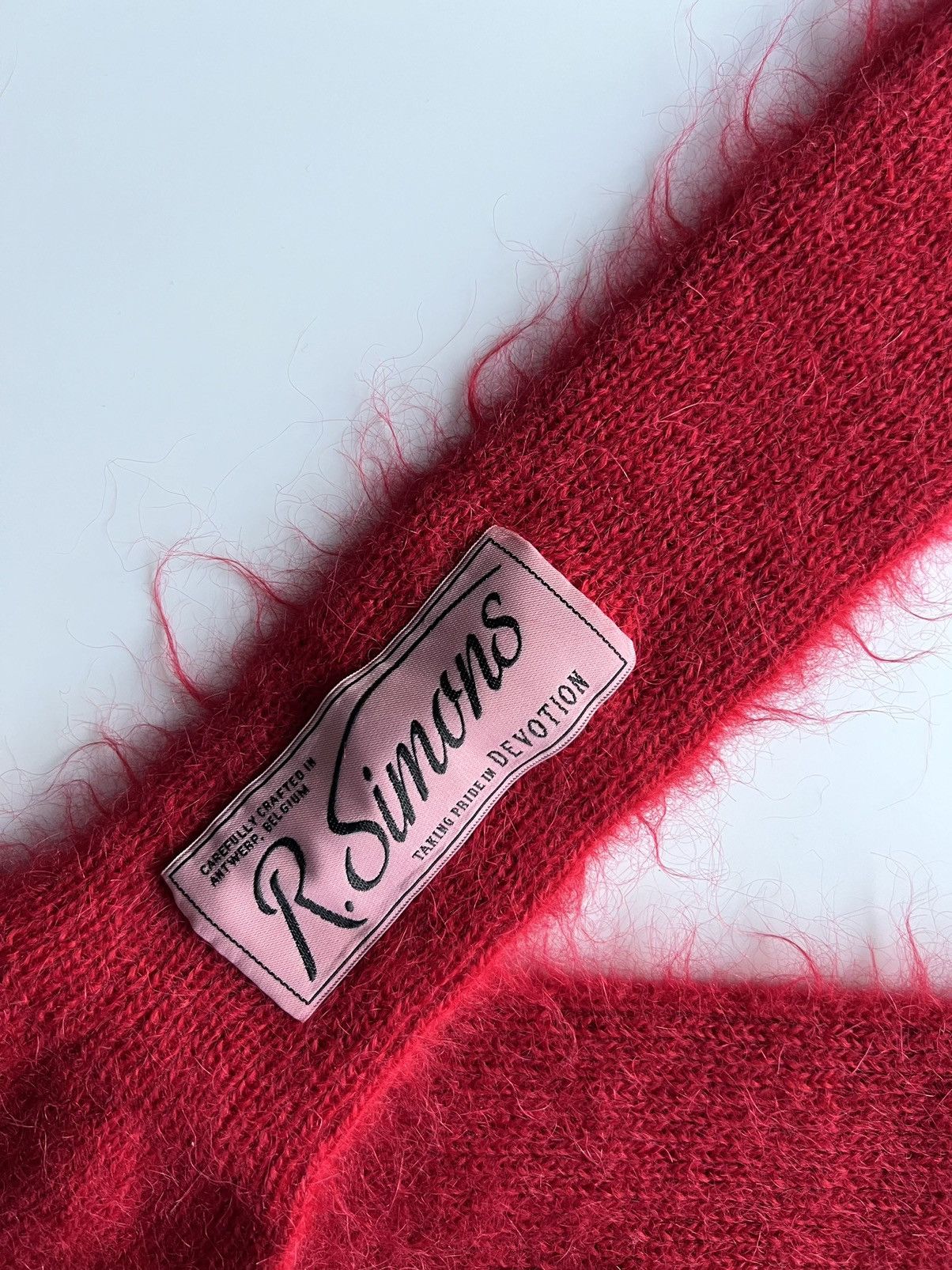 Raf Simons Raf Simons Logo Patch Mohair Gloves Size ONE SIZE - 8 Thumbnail