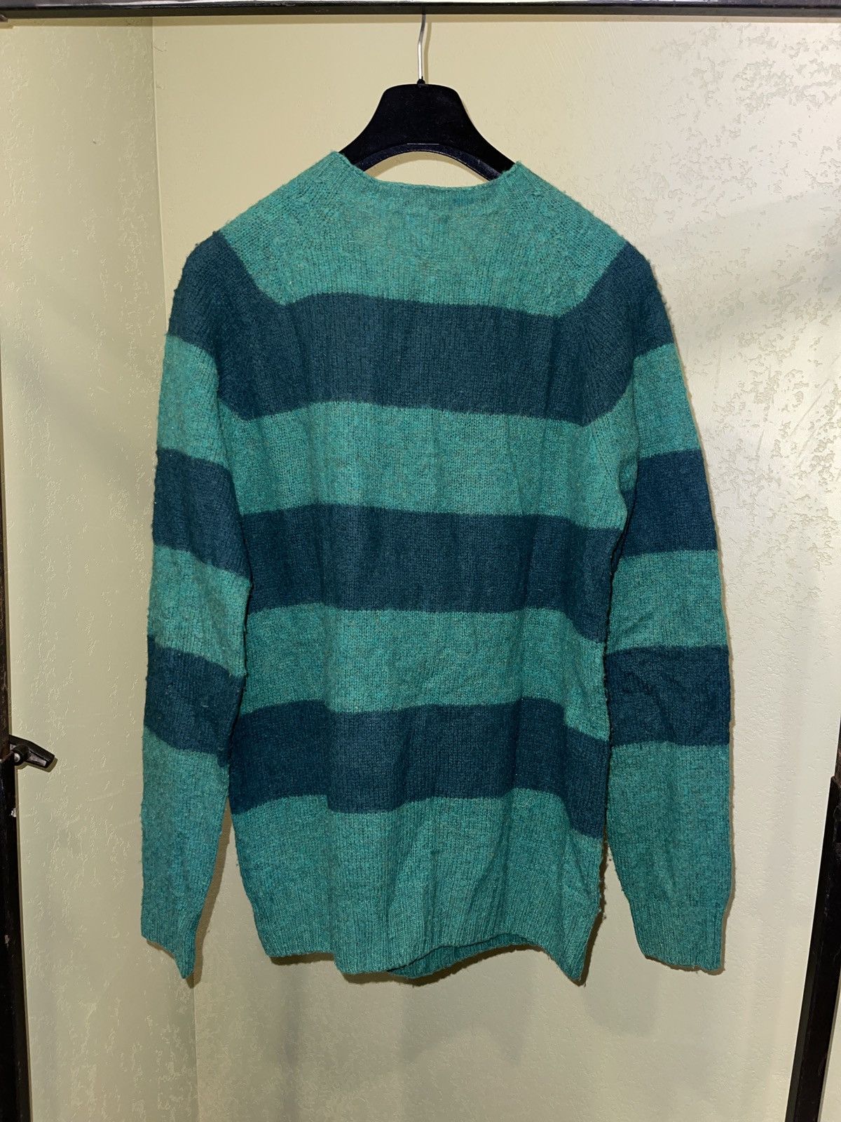 Noah FW17 Scotland made Lambswool striped sweater Size US L / EU 52-54 / 3 - 3 Thumbnail