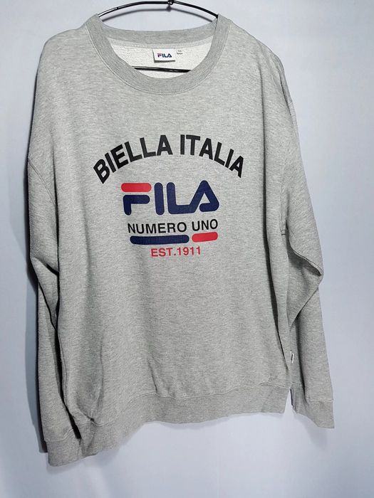 Vintage fila spellout discount sweatshirt