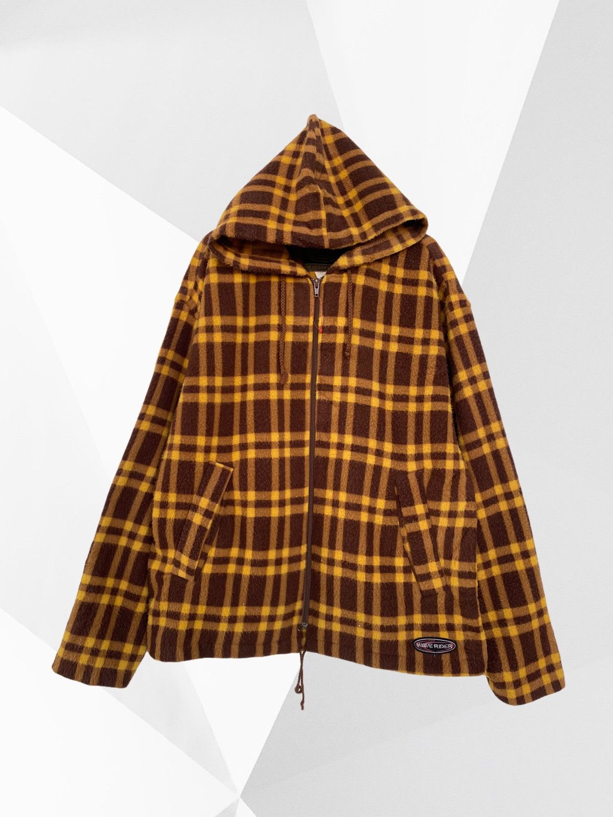 Japanese Brand WAVE RIDER FLEECE FLANNEL HODDIES JACKET Size US L / EU 52-54 / 3 - 1 Thumbnail