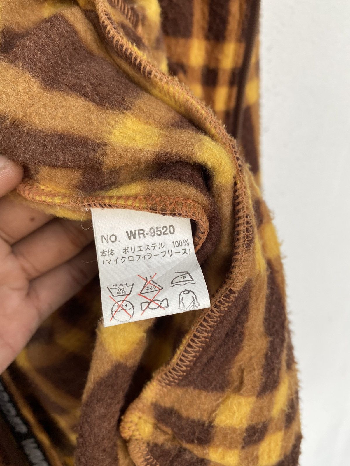 Japanese Brand WAVE RIDER FLEECE FLANNEL HODDIES JACKET Size US L / EU 52-54 / 3 - 10 Thumbnail
