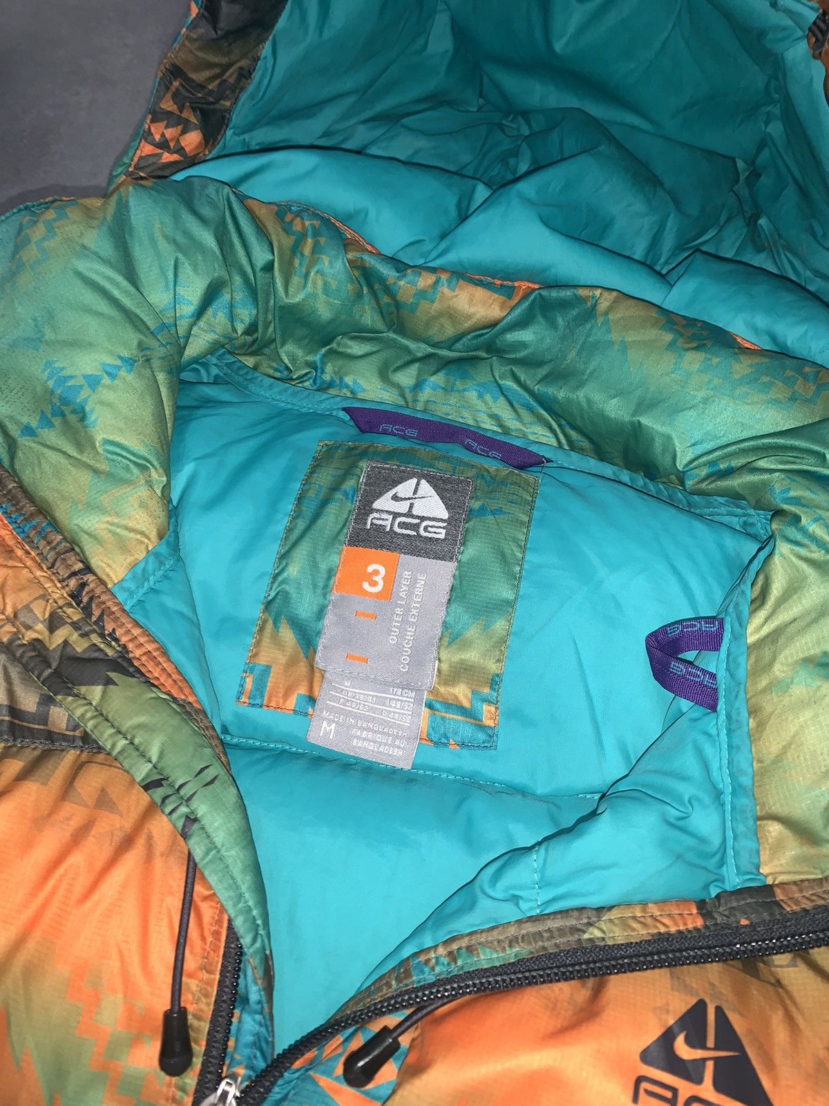 Nike × Nike ACG × Pendleton Nike ACG X Pendleton White Goose Down Puffer Jacket Size US M / EU 48-50 / 2 - 19 Thumbnail