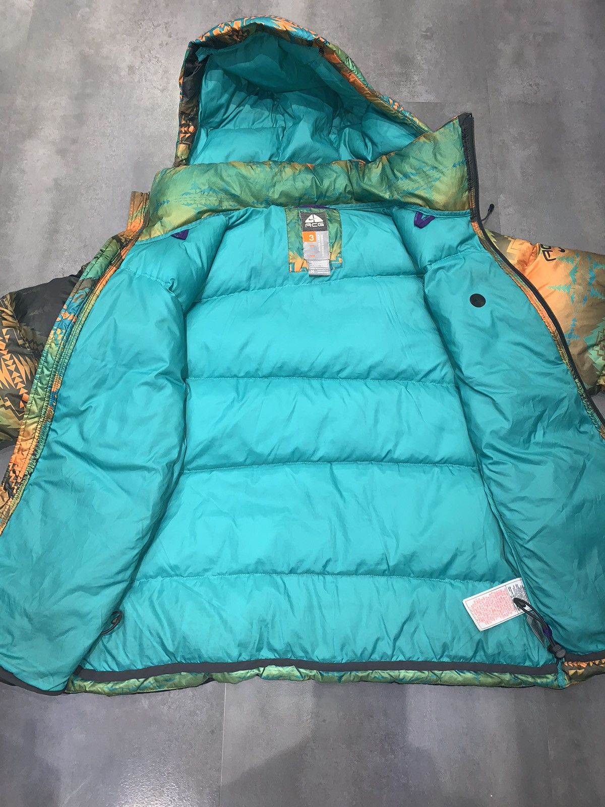 Nike × Nike ACG × Pendleton Nike ACG X Pendleton White Goose Down Puffer Jacket Size US M / EU 48-50 / 2 - 13 Thumbnail