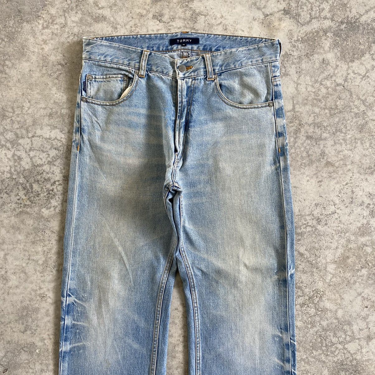 Tommy Jeans × Vintage Vintage Tommy Jeans Straight Cut Washed Blue Jeans Size US 32 / EU 48 - 10 Thumbnail