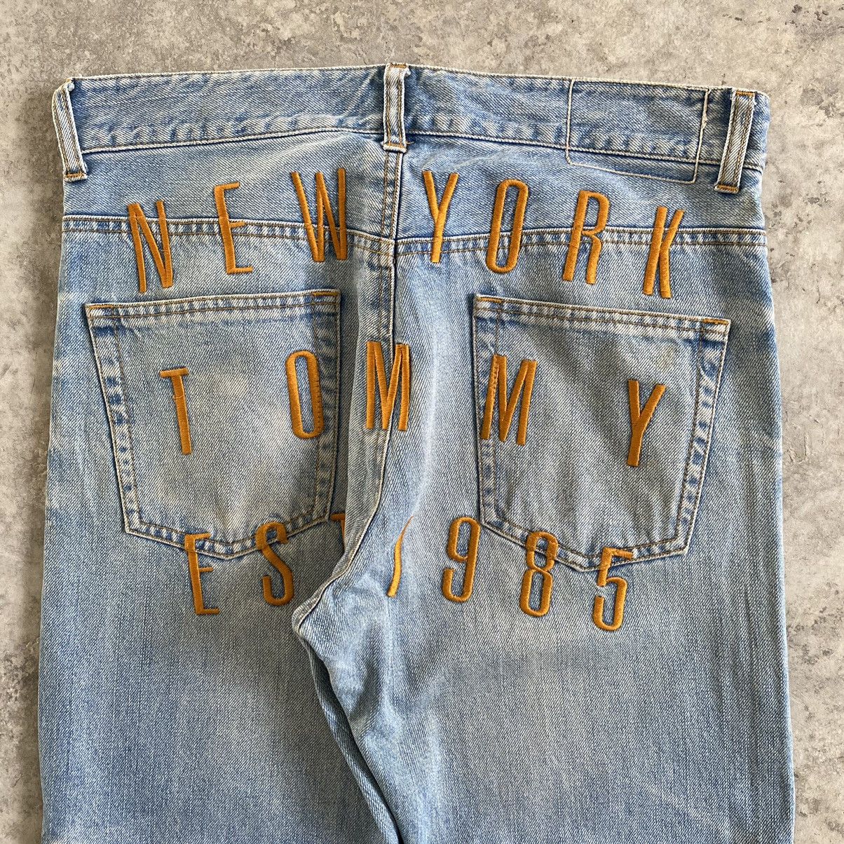 Tommy Jeans × Vintage Vintage Tommy Jeans Straight Cut Washed Blue Jeans Size US 32 / EU 48 - 8 Thumbnail