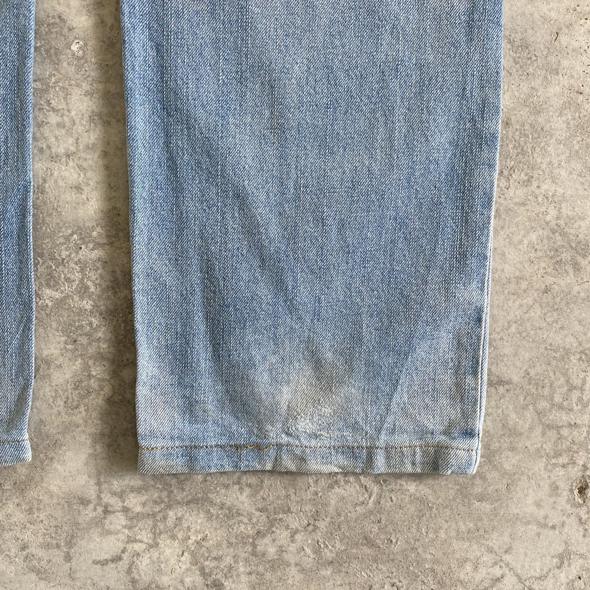Tommy Jeans × Vintage Vintage Tommy Jeans Straight Cut Washed Blue Jeans Size US 32 / EU 48 - 6 Thumbnail