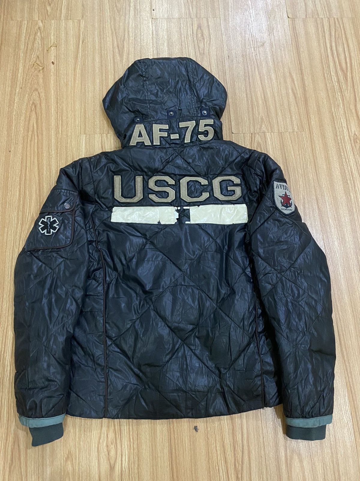 Avirex AVIREX USCG REZCUE QUILTED JACKET NICE DESIGN Size US M / EU 48-50 / 2 - 2 Thumbnail