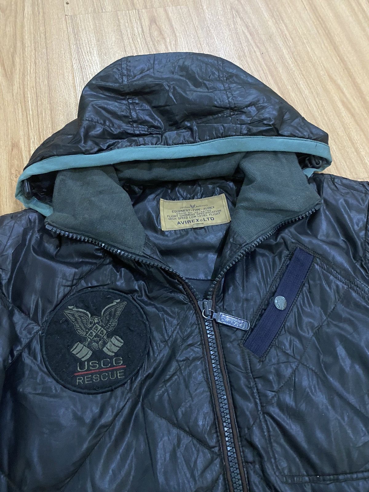 Avirex AVIREX USCG REZCUE QUILTED JACKET NICE DESIGN Size US M / EU 48-50 / 2 - 4 Thumbnail