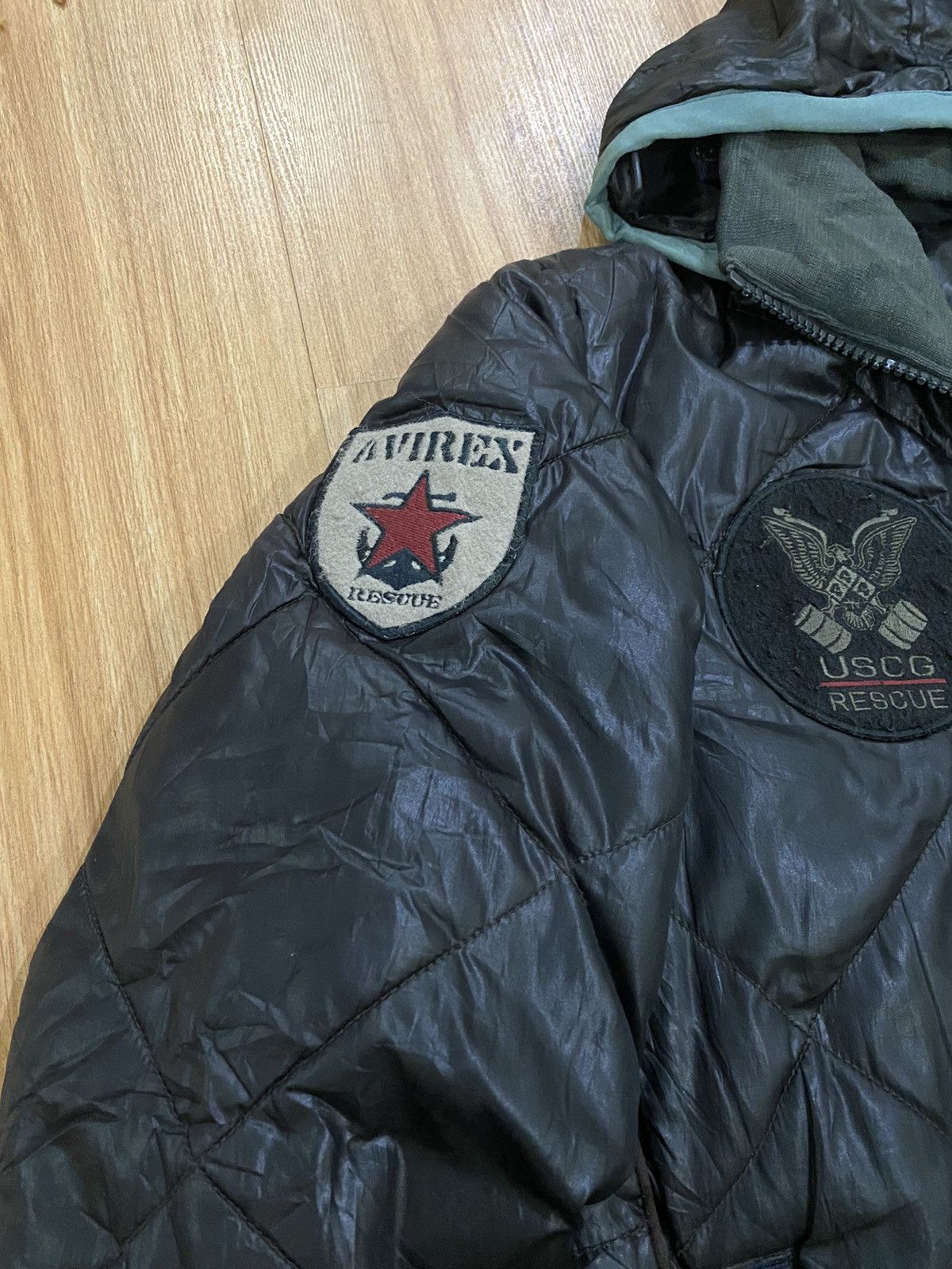 Avirex AVIREX USCG REZCUE QUILTED JACKET NICE DESIGN Size US M / EU 48-50 / 2 - 6 Thumbnail