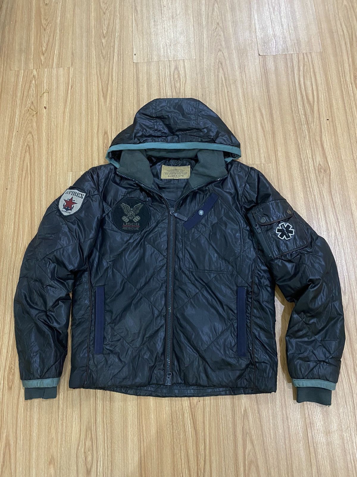 Avirex AVIREX USCG REZCUE QUILTED JACKET NICE DESIGN Size US M / EU 48-50 / 2 - 1 Thumbnail