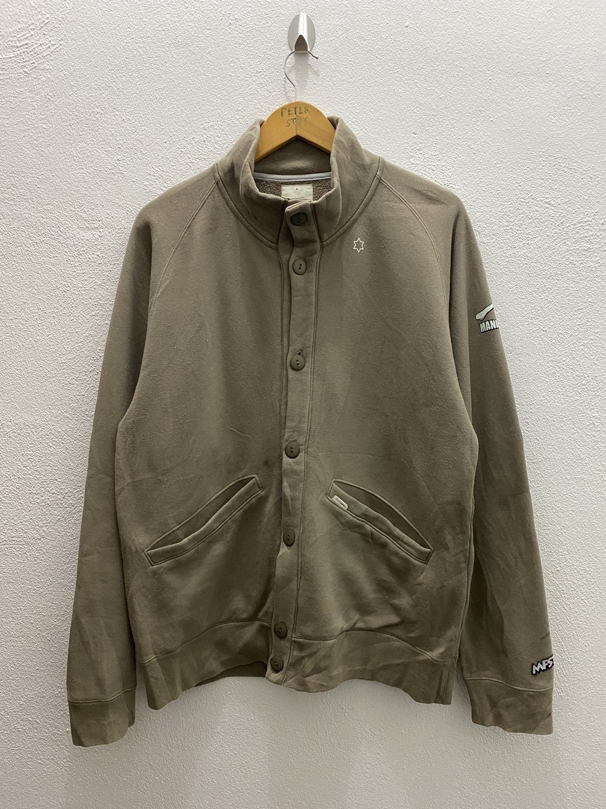 Designer × Japanese Brand Manifest Gelw Japanese Brand Button Sweater Rare Design #07 Size US M / EU 48-50 / 2 - 2 Thumbnail