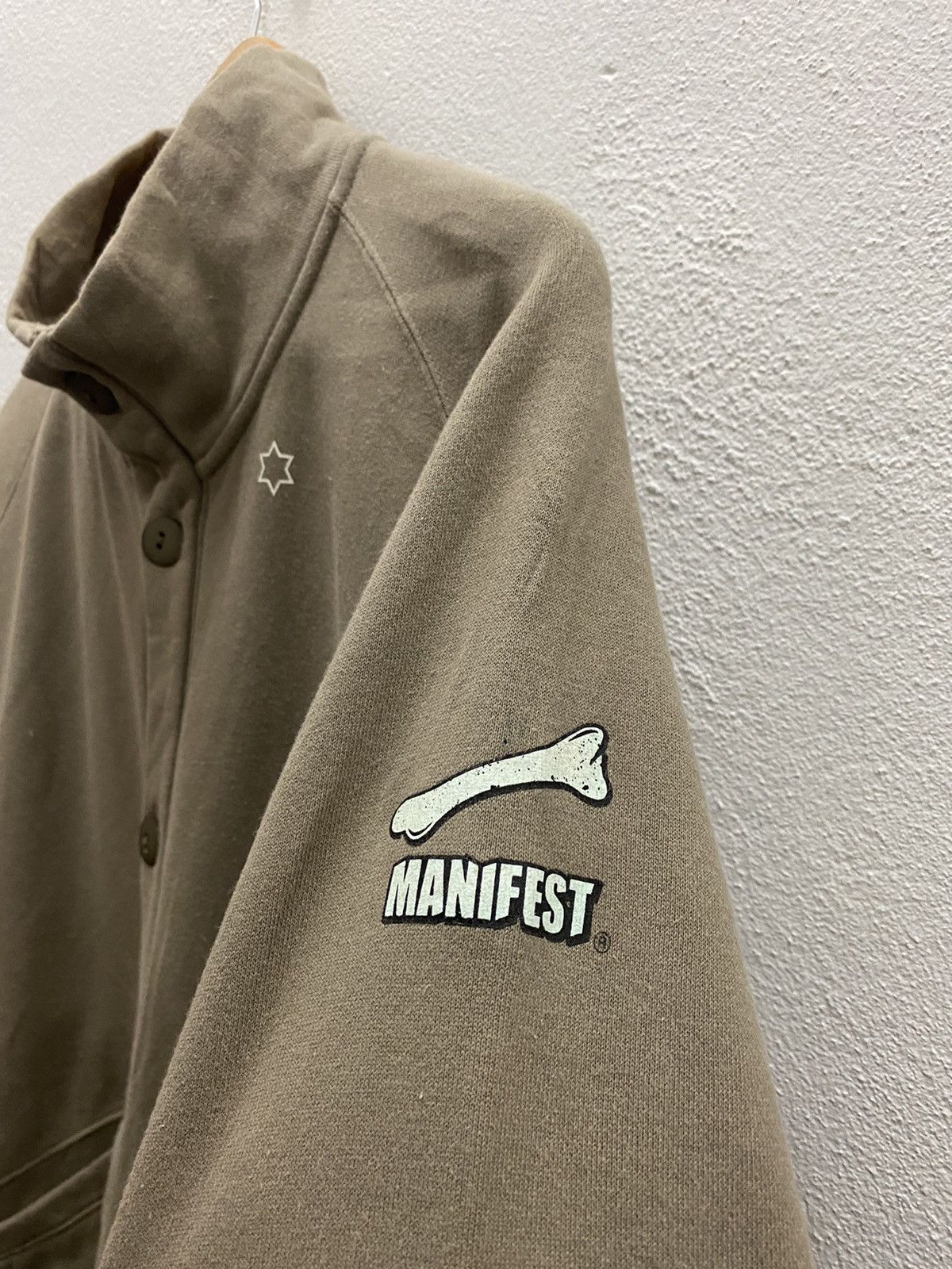 Designer × Japanese Brand Manifest Gelw Japanese Brand Button Sweater Rare Design #07 Size US M / EU 48-50 / 2 - 6 Thumbnail