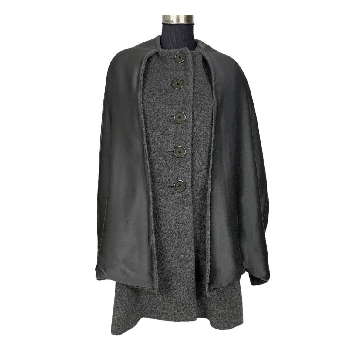 Christian Dior Monsieur Vintage 80s Christian Dior Fur Wool Over Coat Size 9 Size XL / US 12-14 / IT 48-50 - 5 Thumbnail