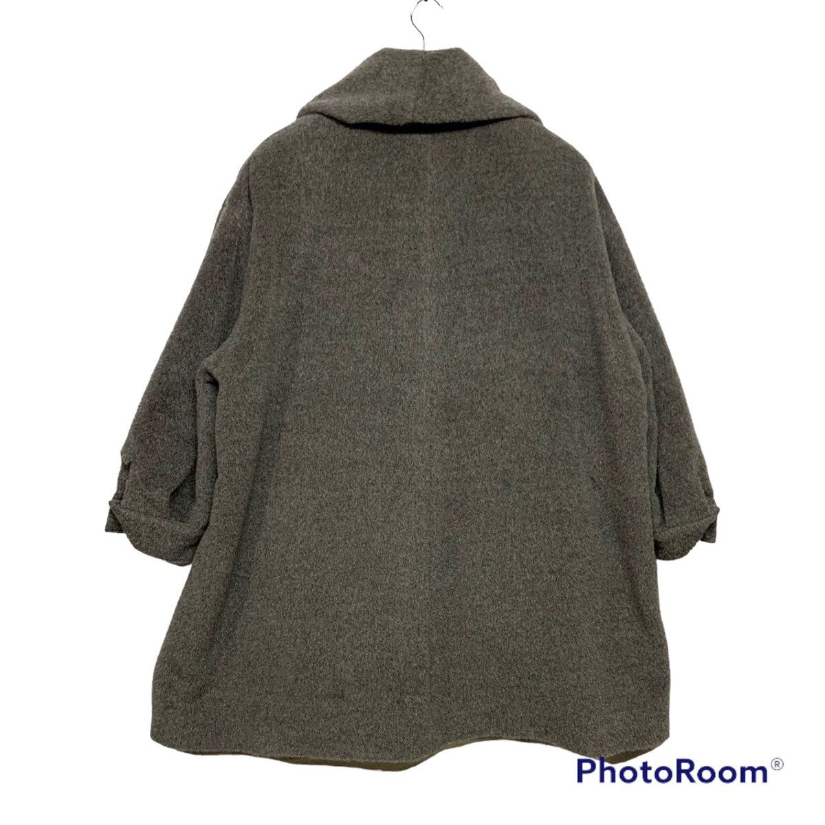 Christian Dior Monsieur Vintage 80s Christian Dior Fur Wool Over Coat Size 9 Size XL / US 12-14 / IT 48-50 - 12 Thumbnail