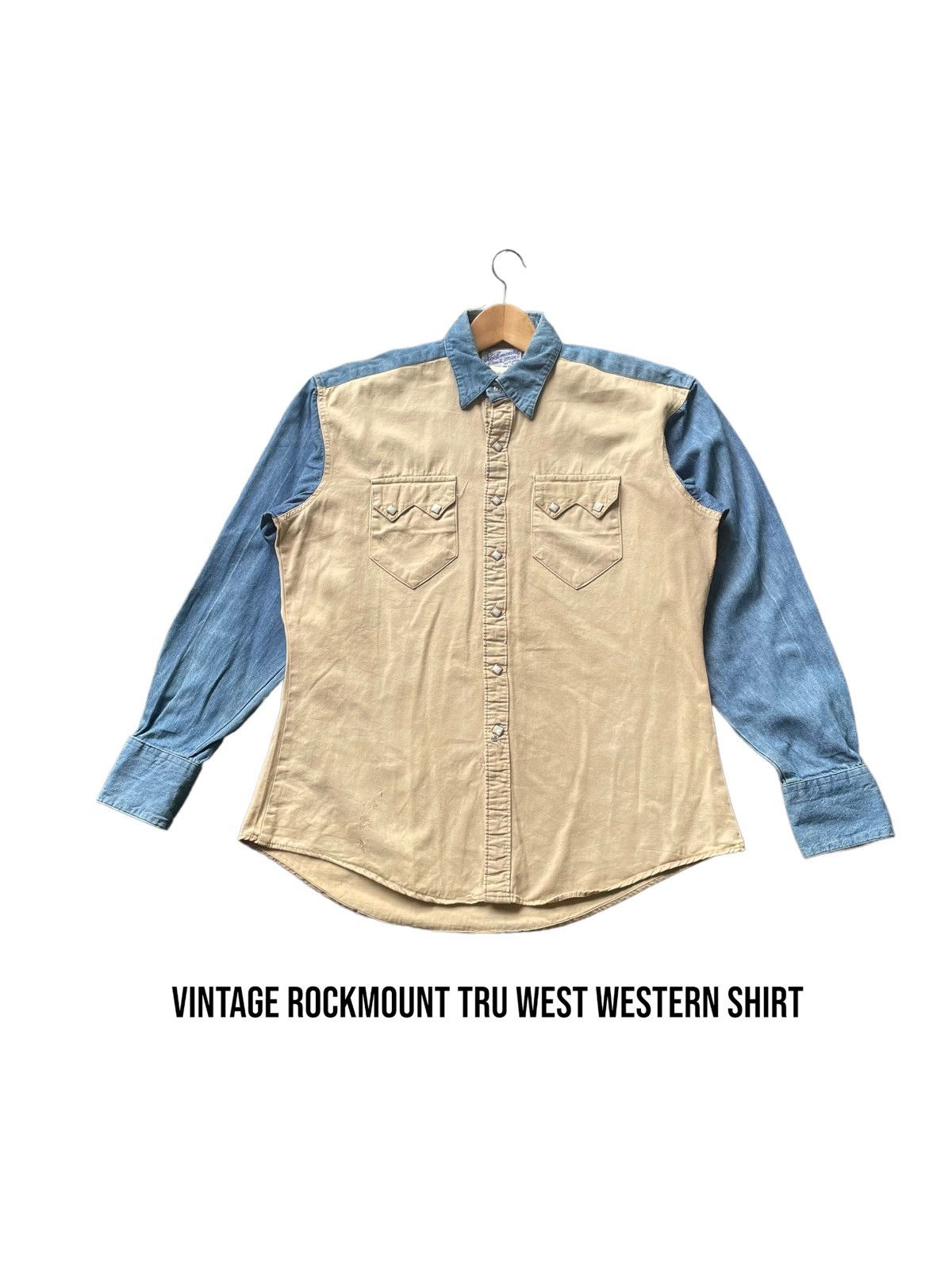 Vintage 50's Rockmount western shirt L main image 0