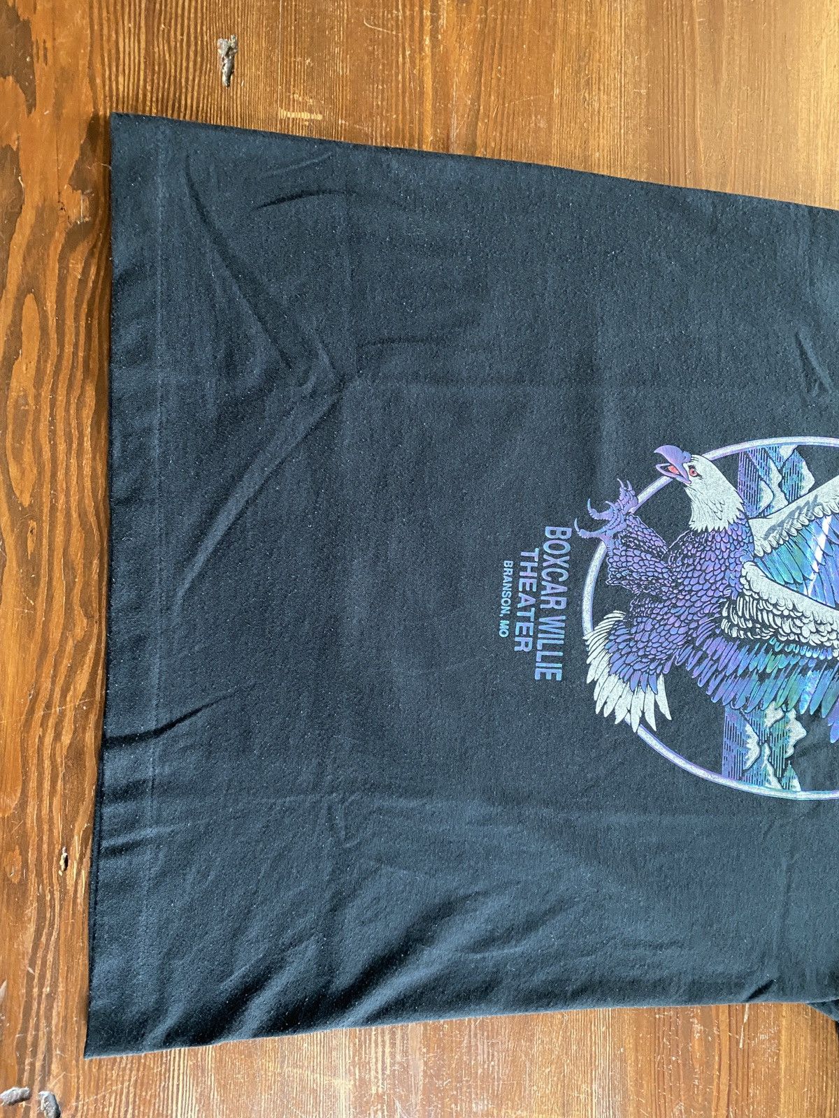Vintage Vintage 90’s Boxcar Willie Theater Eagle Single Stitch Tee Size US L / EU 52-54 / 3 - 12 Thumbnail