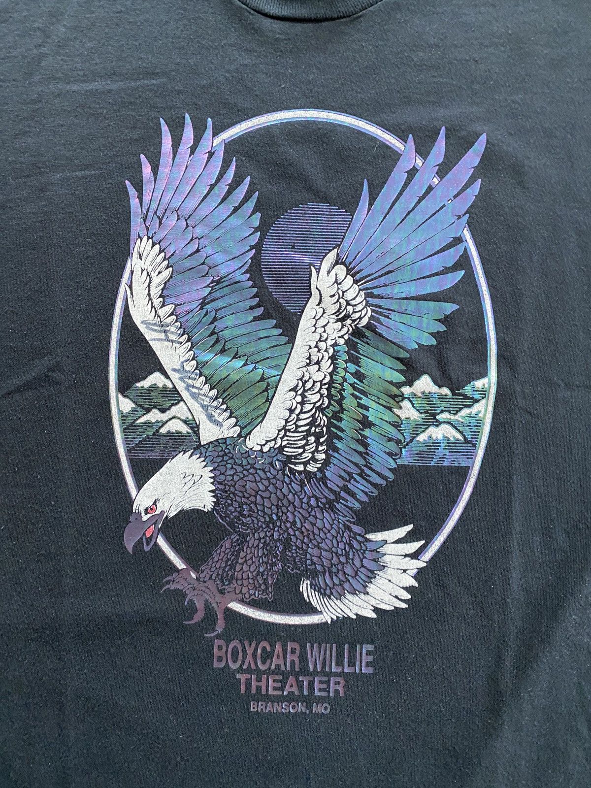 Vintage Vintage 90’s Boxcar Willie Theater Eagle Single Stitch Tee Size US L / EU 52-54 / 3 - 6 Thumbnail