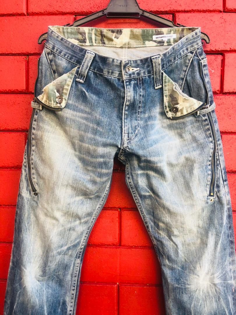 Japanese Brand × Vintage Vintage Semantic Design Japanese Designer Fashion Style Size US 32 / EU 48 - 3 Thumbnail