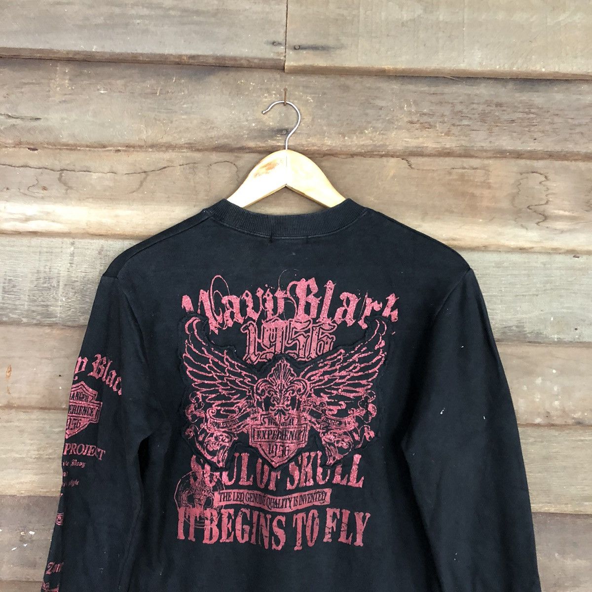Japanese Brand Crt Navy Black like if 6 was 9 l.g.b Sweatshirt #3270 Size S / US 4 / IT 40 - 2 Thumbnail