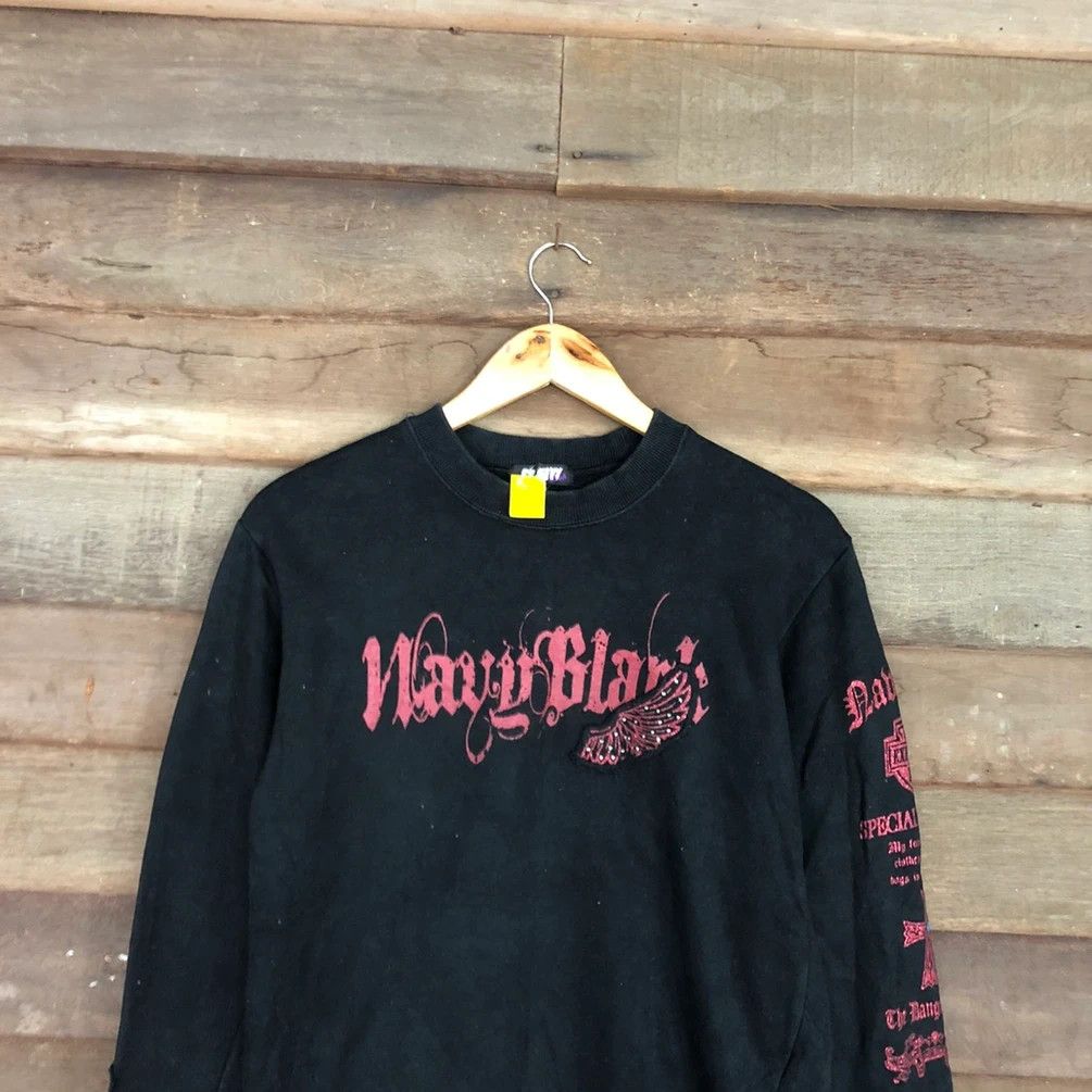 Japanese Brand Crt Navy Black like if 6 was 9 l.g.b Sweatshirt #3270 Size S / US 4 / IT 40 - 8 Thumbnail