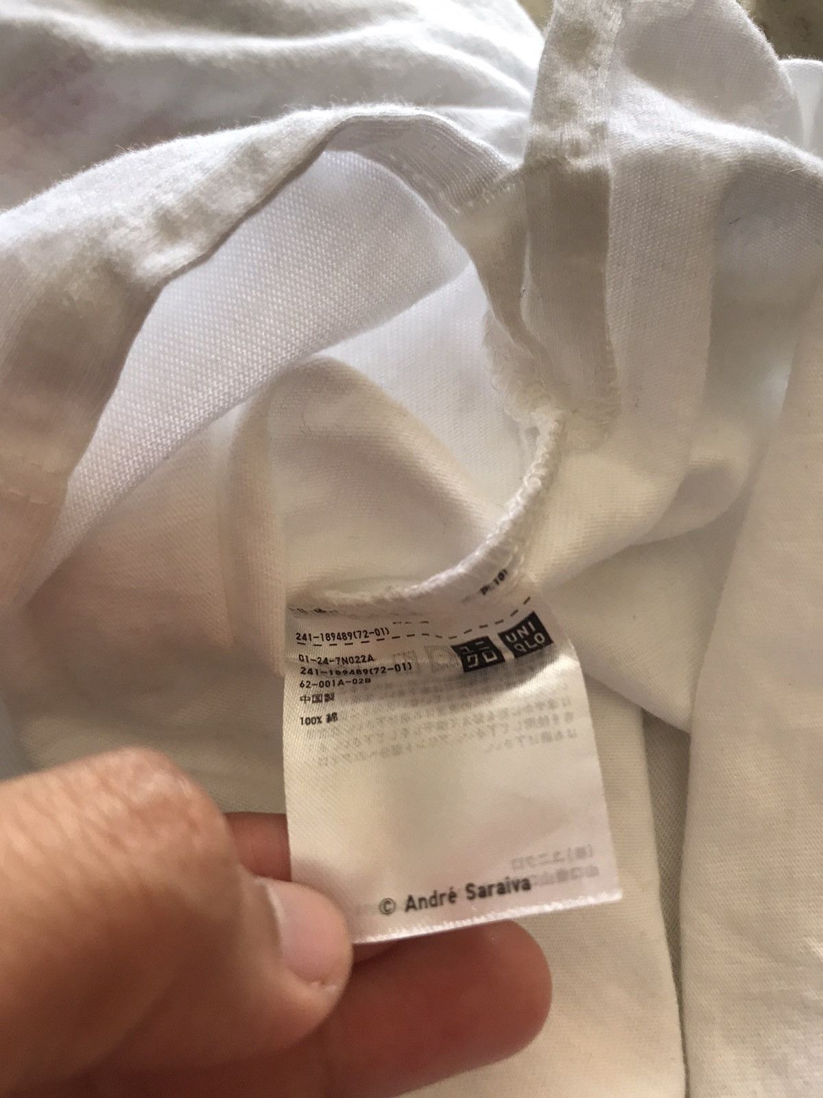 Japanese Brand Andre Saraiva X Uniqlo Tshirt Art Graffiti Size US M / EU 48-50 / 2 - 6 Thumbnail