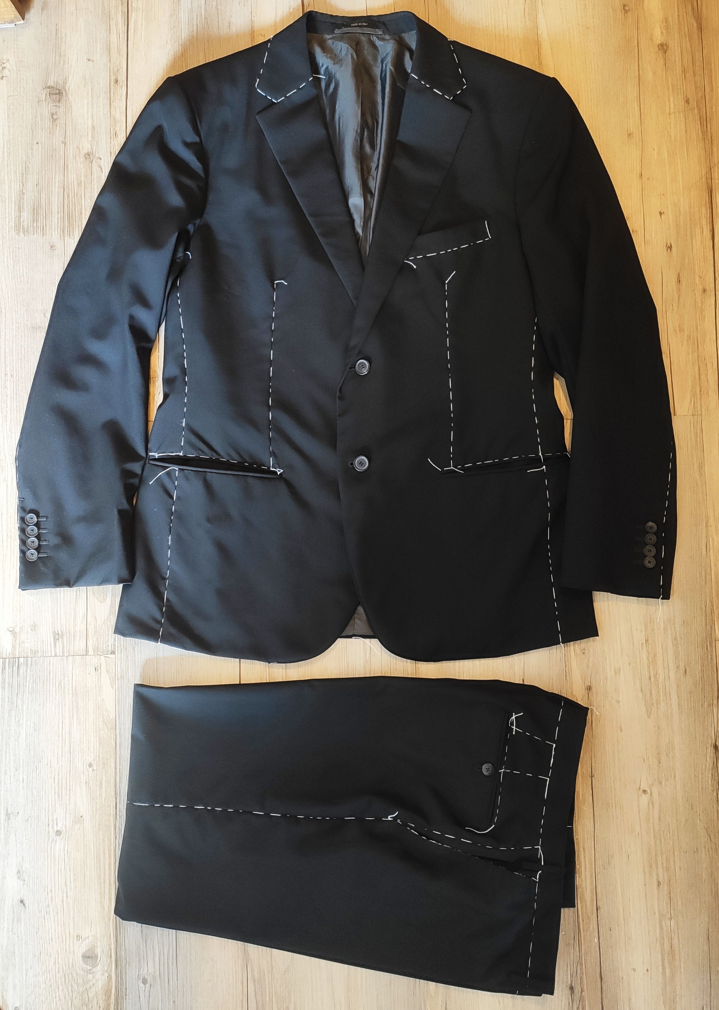Jil Sander GRAIL! Contrast stitch suit - Raf Simons era Size 40R - 1 Thumbnail