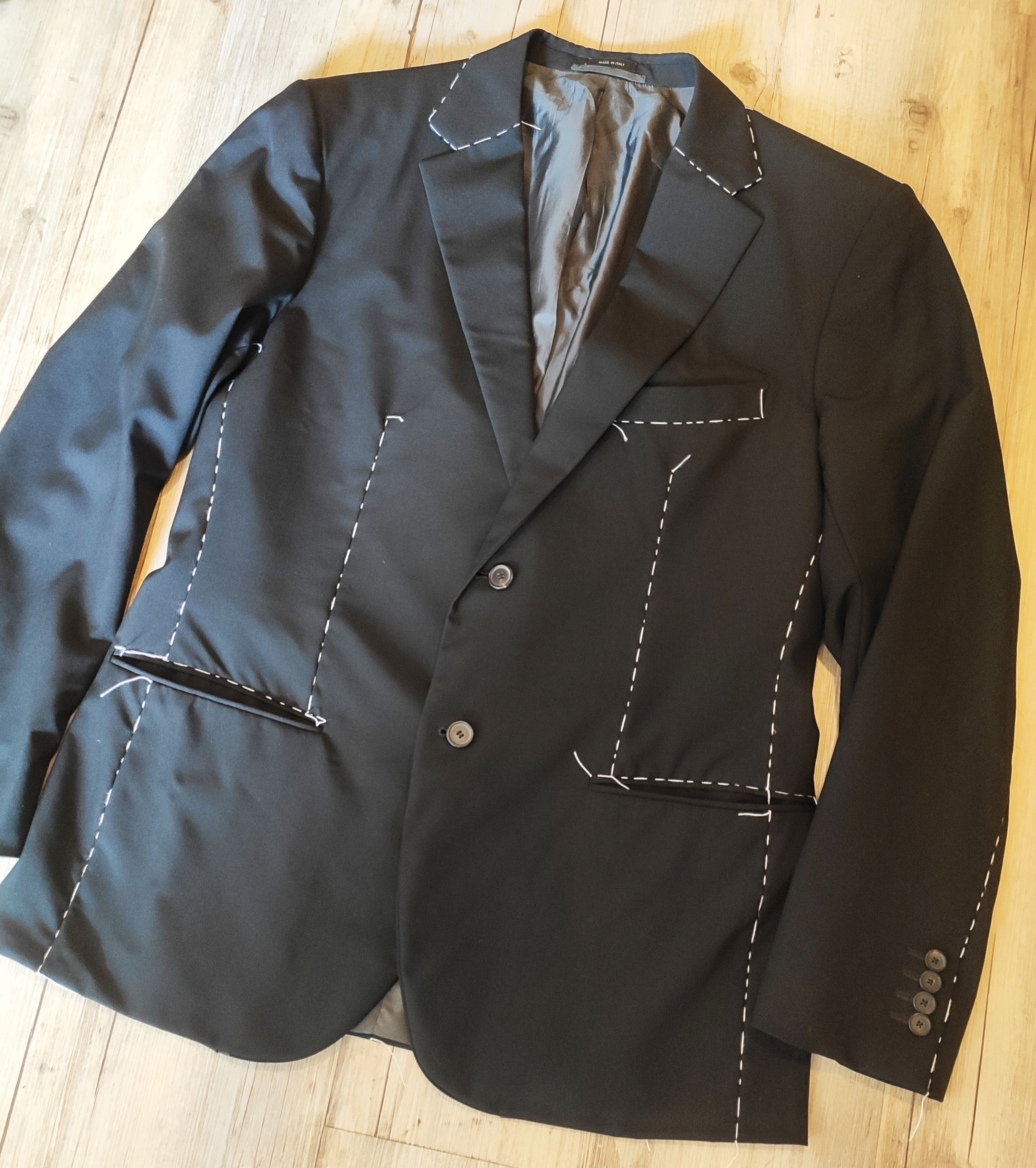 Jil Sander GRAIL! Contrast stitch suit - Raf Simons era Size 40R - 5 Thumbnail