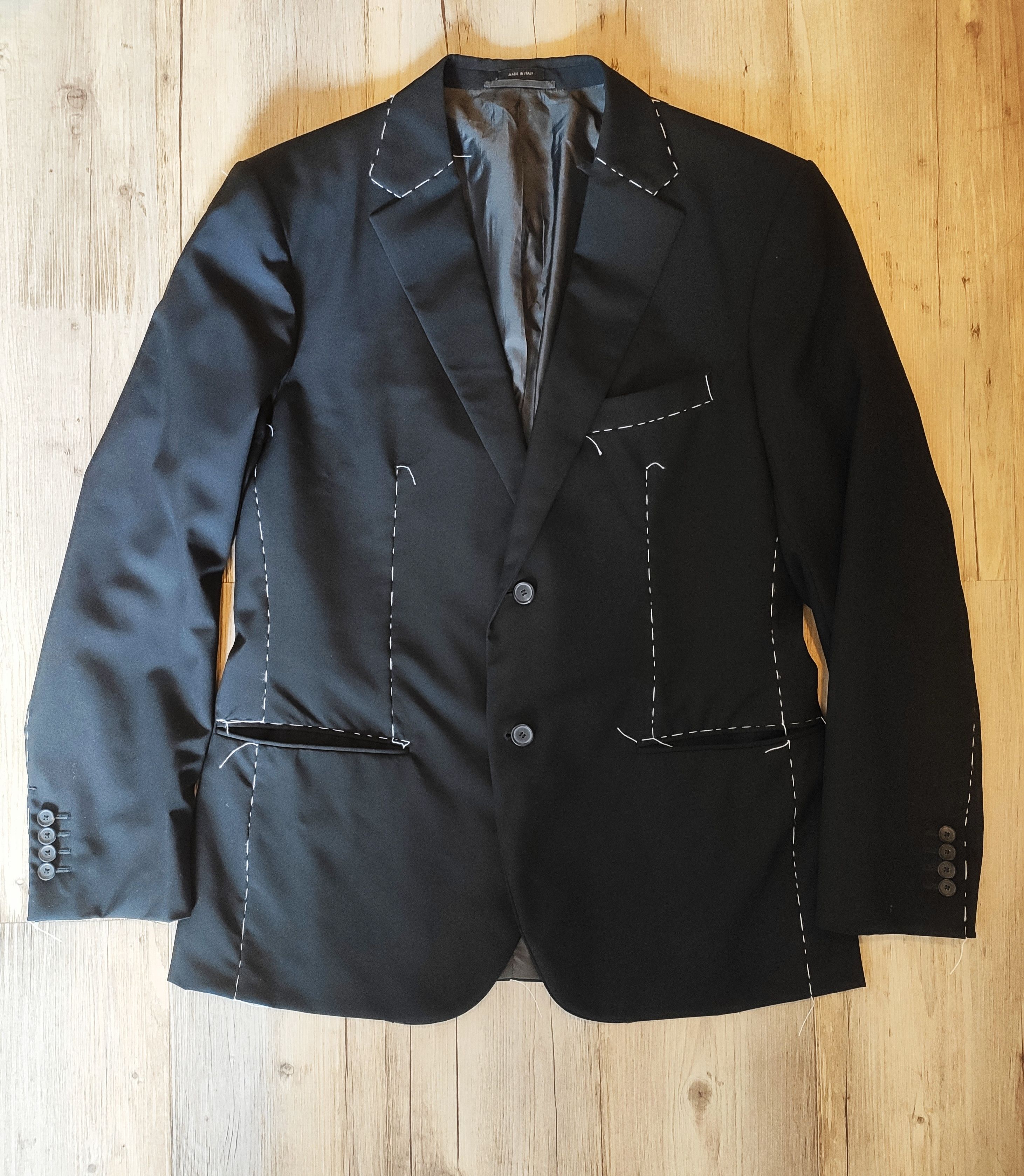 Jil Sander GRAIL! Contrast stitch suit - Raf Simons era Size 40R - 4 Thumbnail