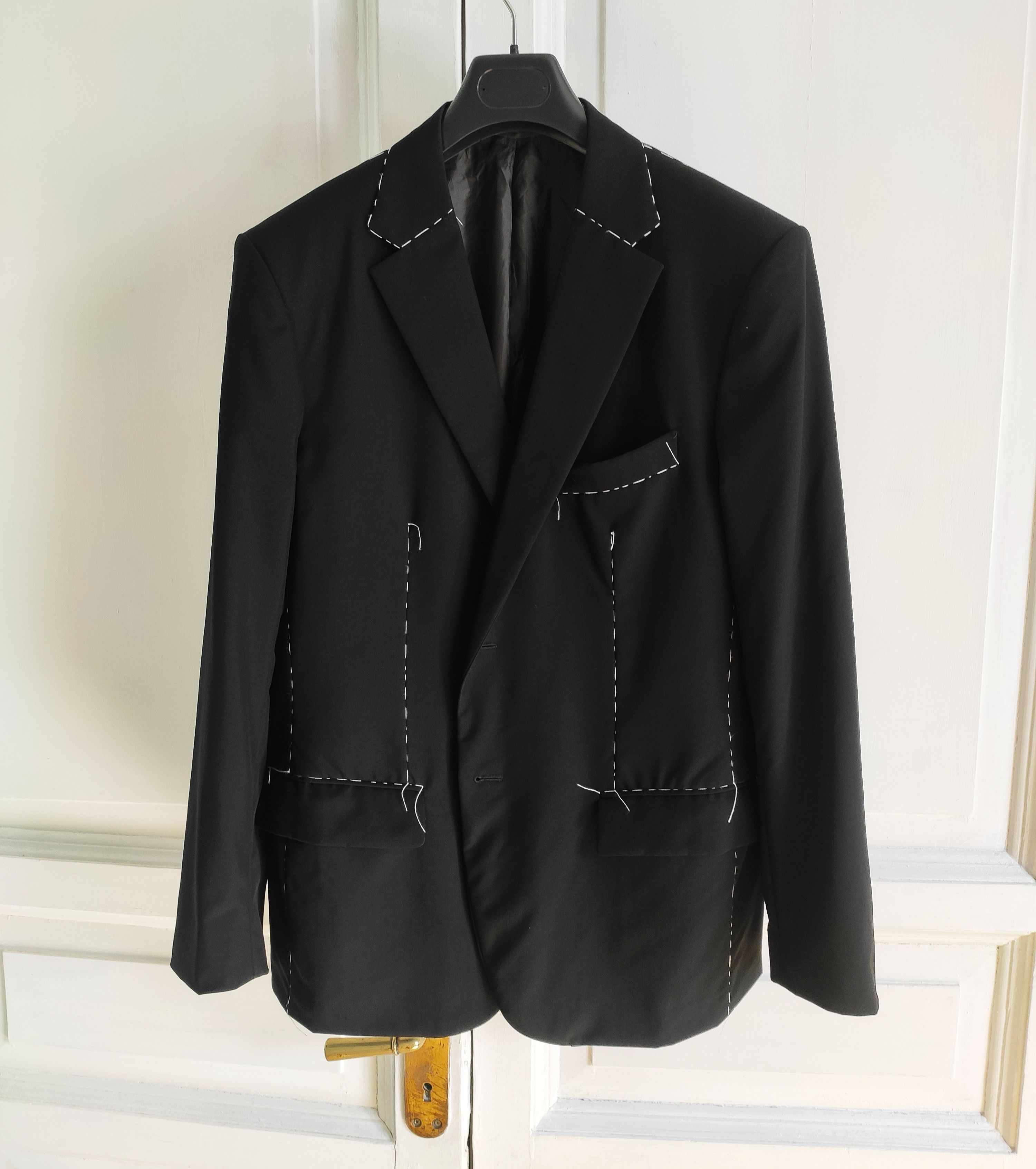 Jil Sander GRAIL! Contrast stitch suit - Raf Simons era Size 40R - 2 Thumbnail