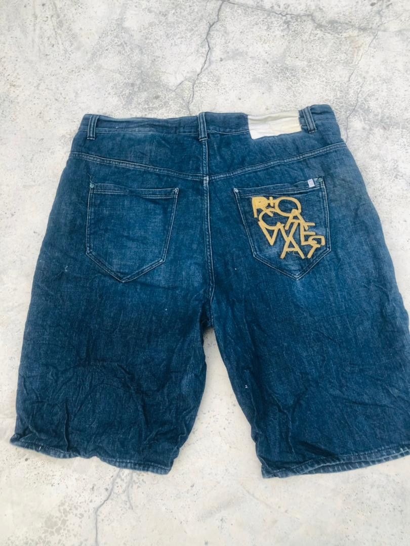 image of Rocawear Vintage Roca Wear Hip Hop Japanese Streetwear Fashion in Dark Blue, Men's (Size 44)