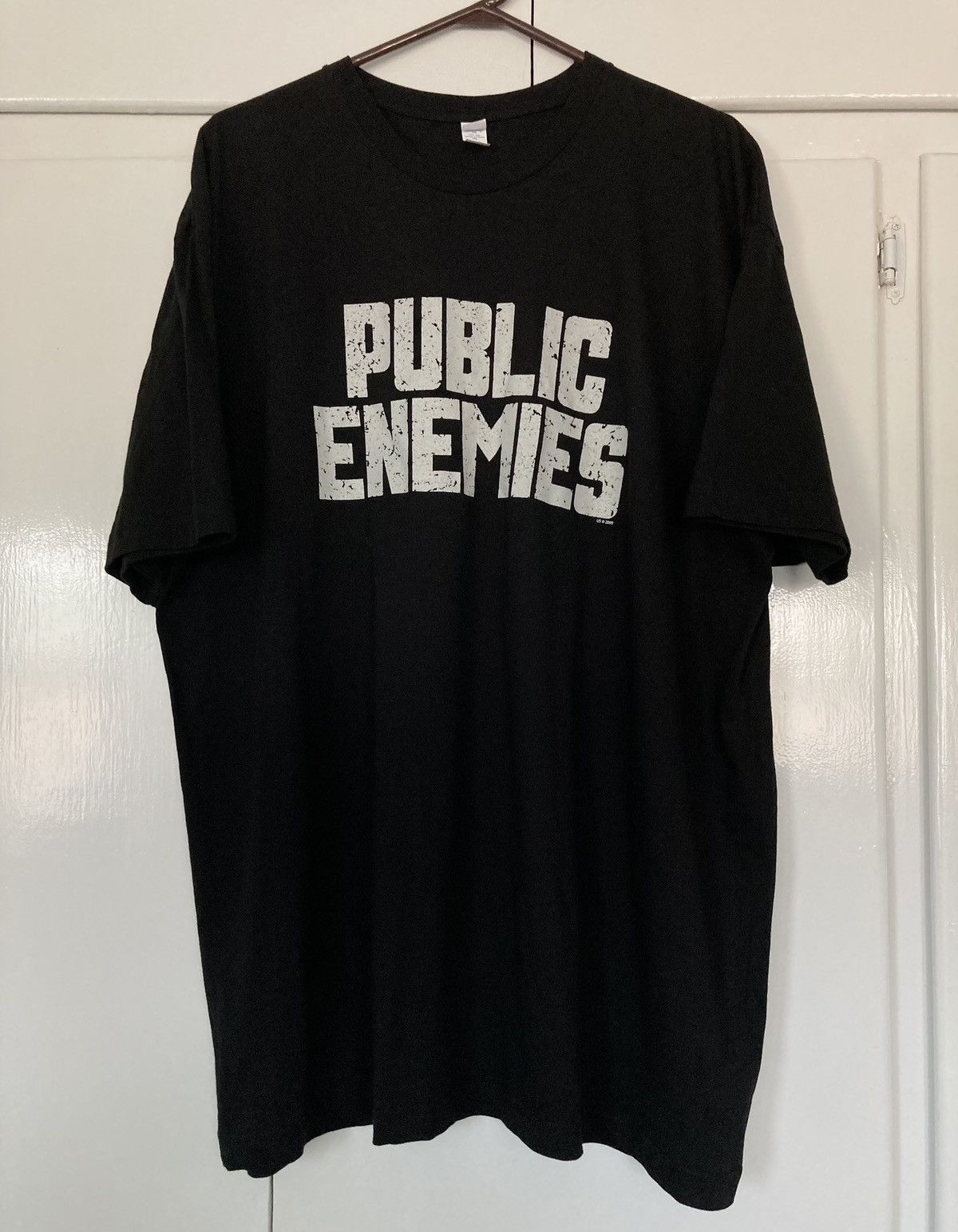 Tultex × Vintage PUBLIC ENEMIES T SHIRT JOHNNY DEPP MOVIE 2009 PROMO VINTAGE Size US XXL / EU 58 / 5 - 1 Thumbnail