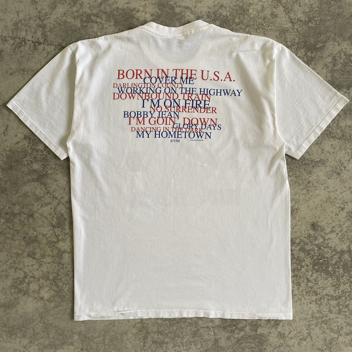 Band Tees Vintage 90’s Bruce Springsteen Promo Tour T-shirt Size US XL / EU 56 / 4 - 9 Thumbnail