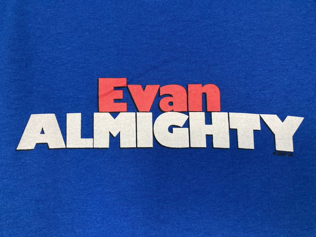 Vintage EVAN ALMIGHTY T SHIRT MOVIE PROMO 2007 STEVE CARELL VINTAGE Size US L / EU 52-54 / 3 - 2 Thumbnail