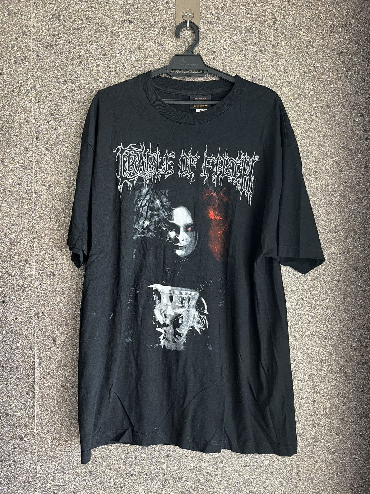 image of Vintage Cradle Of Filth Ft27 in Black, Men's (Size XL)