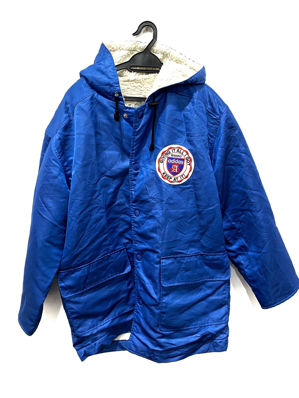 Adidas Adidas jacket Vintage Big Logo Size US L / EU 52-54 / 3 - 2 Thumbnail