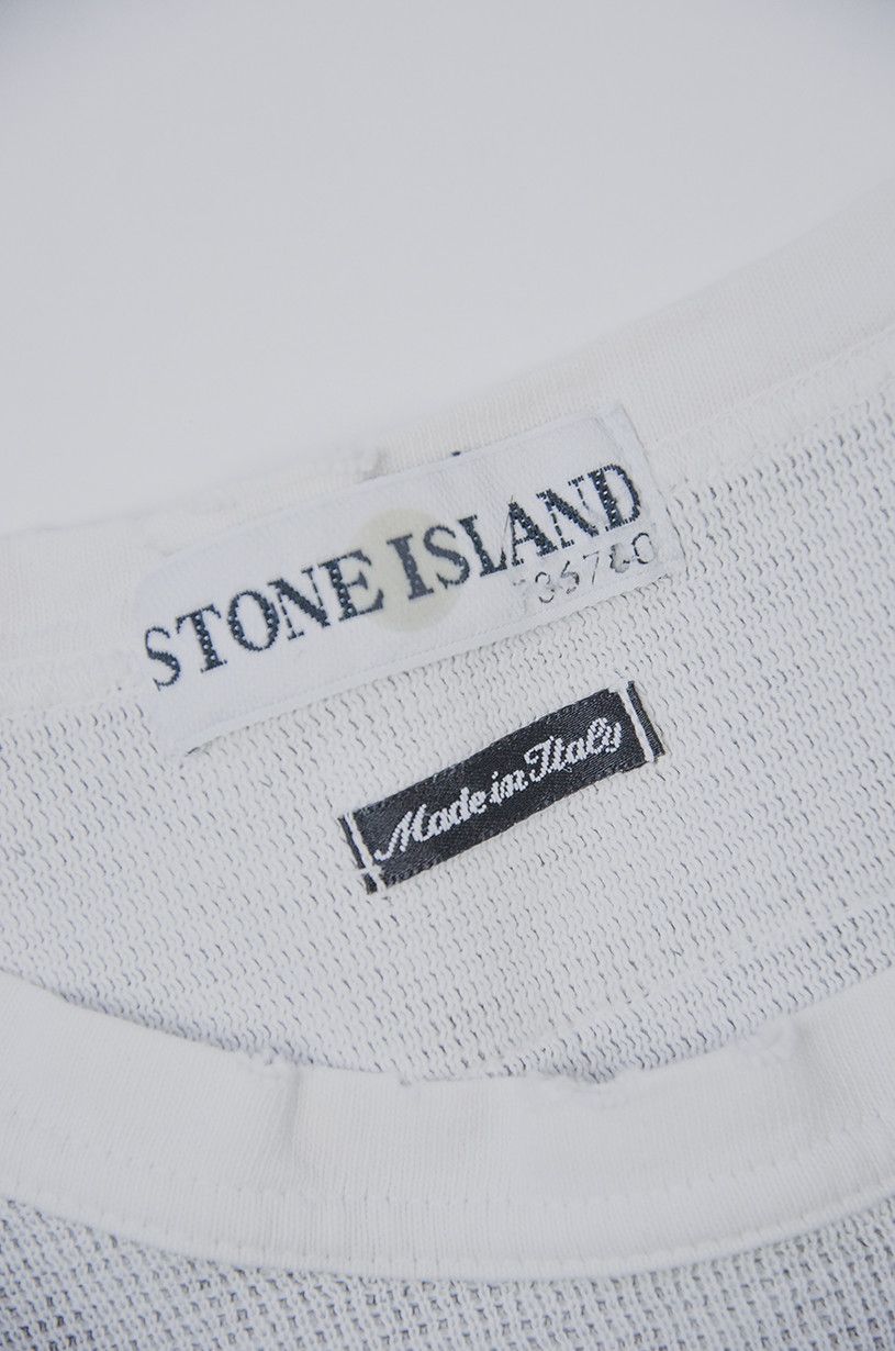 Stone Island × Vintage STONE ISLAND Embroidery Logo Sweatshirt SS 02 Size US L / EU 52-54 / 3 - 9 Thumbnail