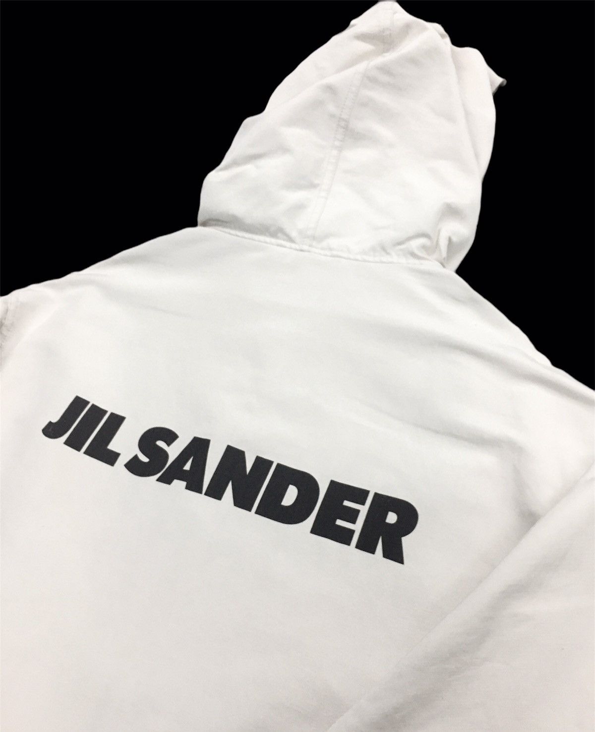 Jil Sander AW2018 Water Resistant Relaxed Logo Hooded Jacket Size US M / EU 48-50 / 2 - 7 Thumbnail