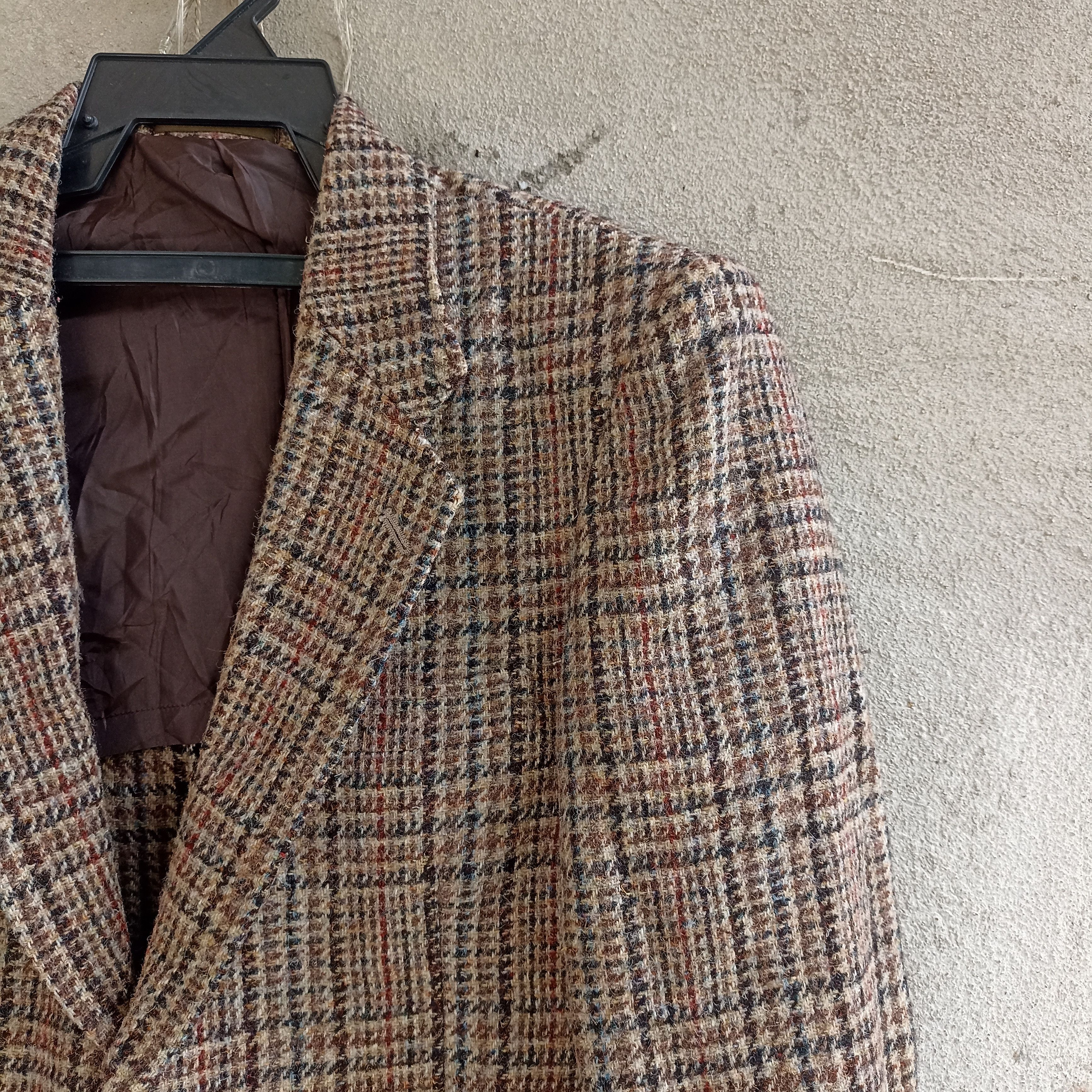 Handmade Harris Tweed Hand Woven Wool Blazer Size US M / EU 48-50 / 2 - 5 Thumbnail