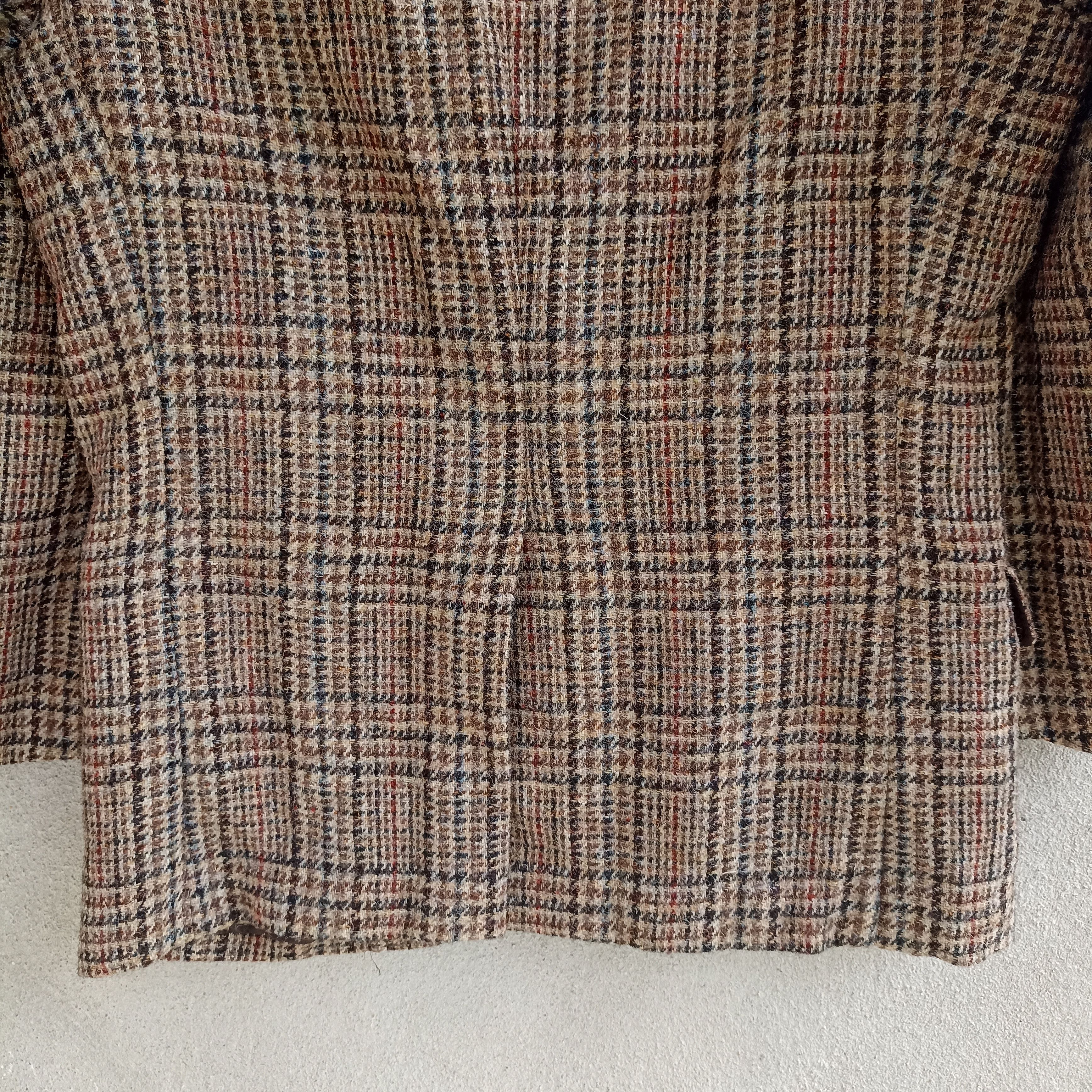 Handmade Harris Tweed Hand Woven Wool Blazer Size US M / EU 48-50 / 2 - 10 Thumbnail