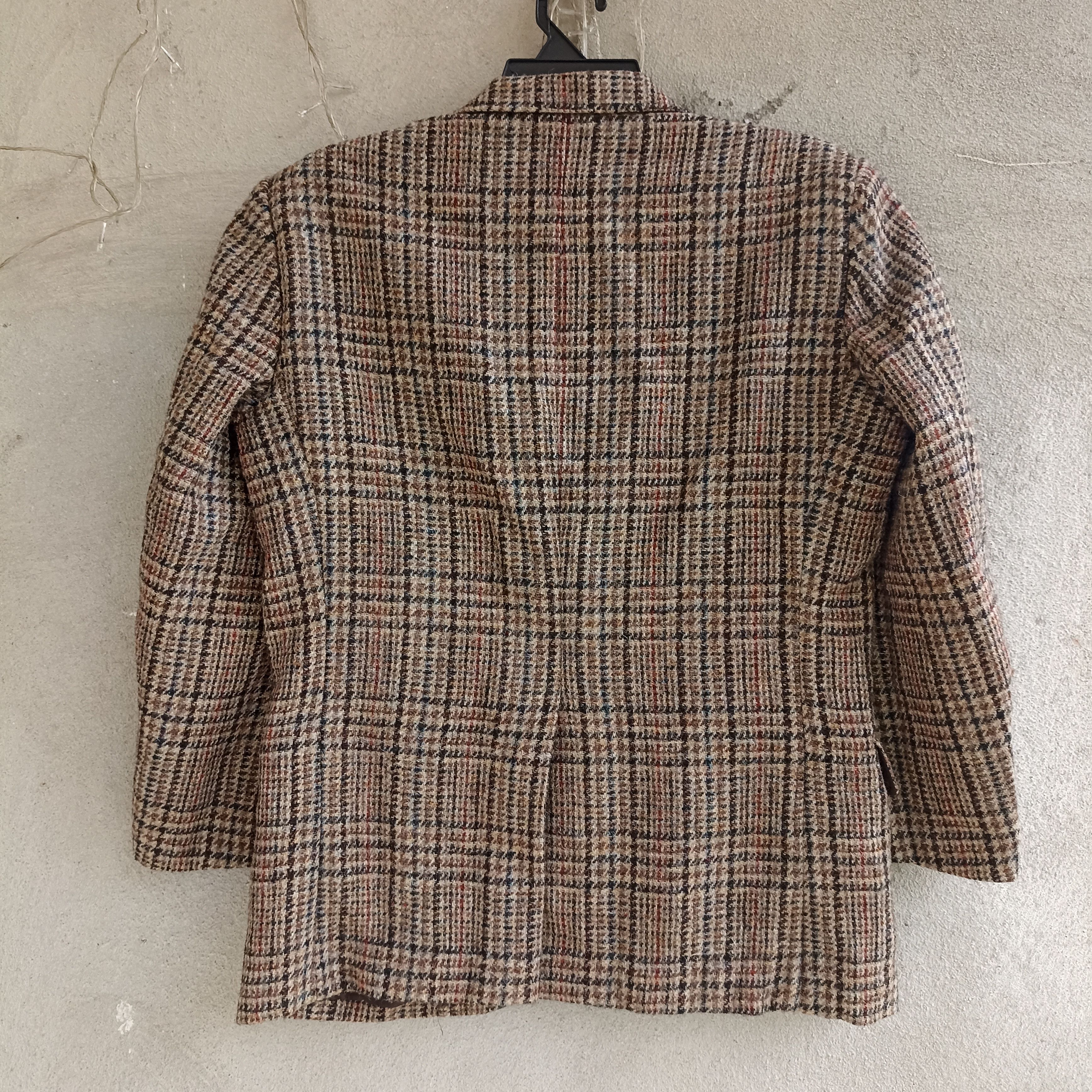 Handmade Harris Tweed Hand Woven Wool Blazer Size US M / EU 48-50 / 2 - 8 Thumbnail